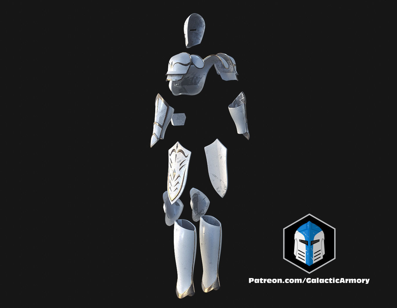 Temple Guard Concept Art Armor Sets - 3D Print Files 3D print model_27