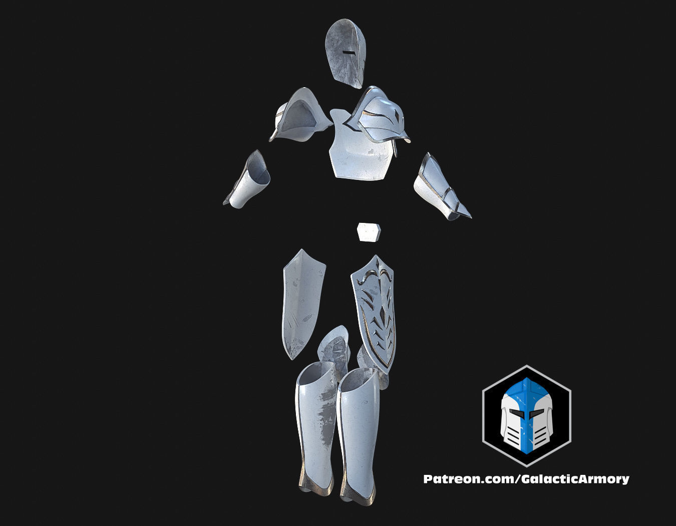 Temple Guard Concept Art Armor Sets - 3D Print Files 3D print model_5