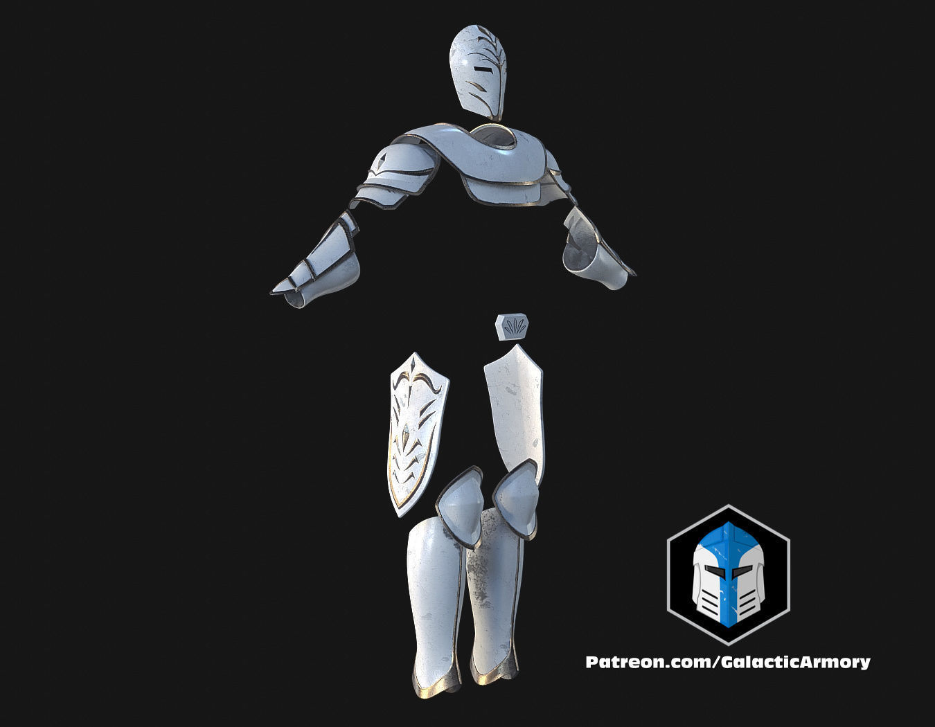 Temple Guard Concept Art Armor Sets - 3D Print Files 3D print model_23