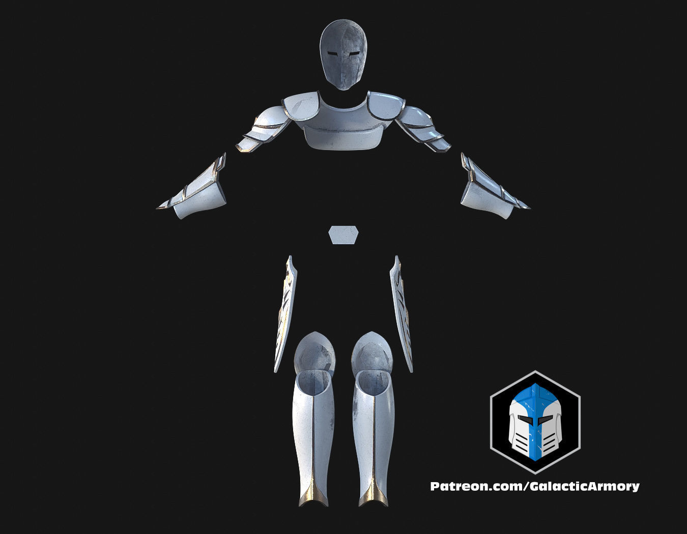 Temple Guard Concept Art Armor Sets - 3D Print Files 3D print model_20