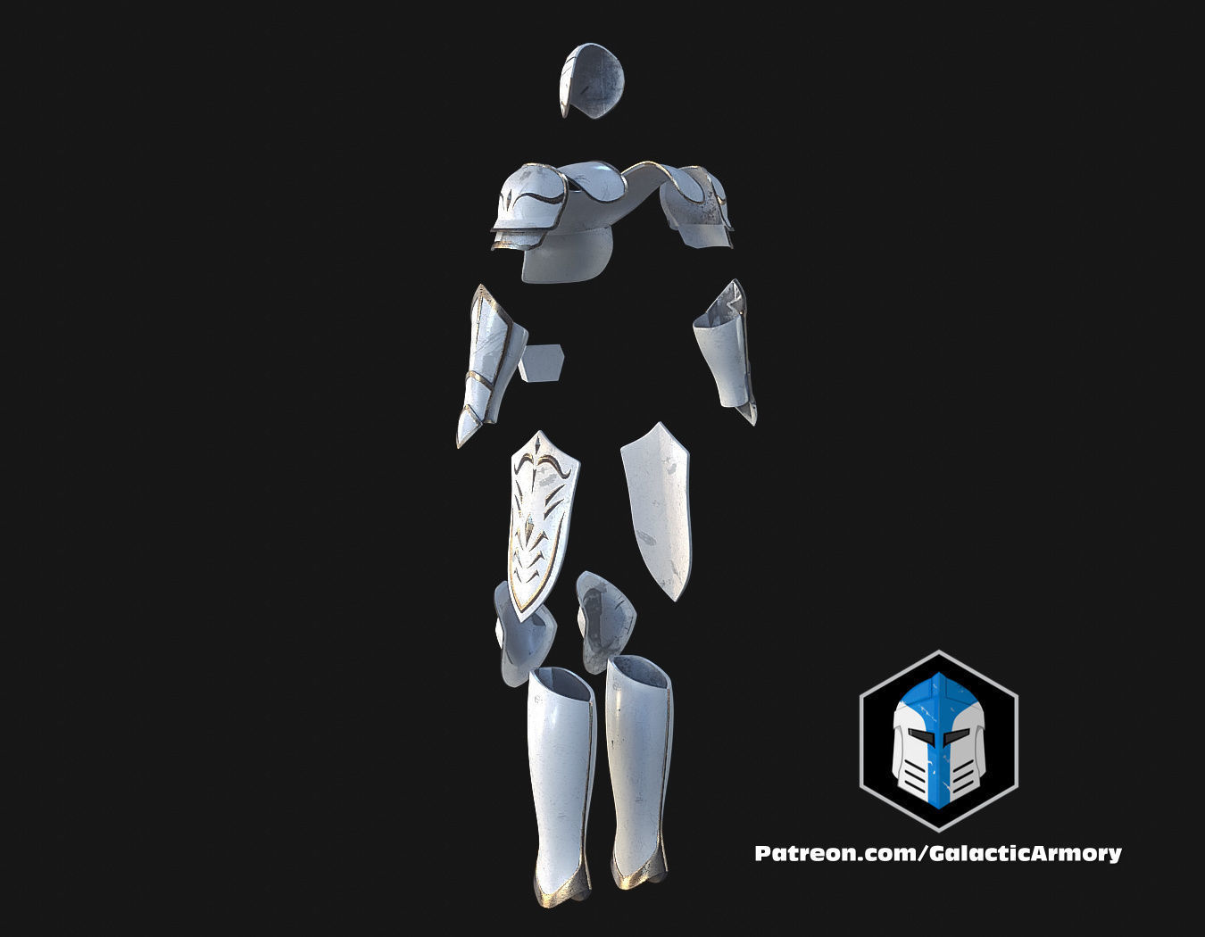 Temple Guard Concept Art Armor Sets - 3D Print Files 3D print model_35