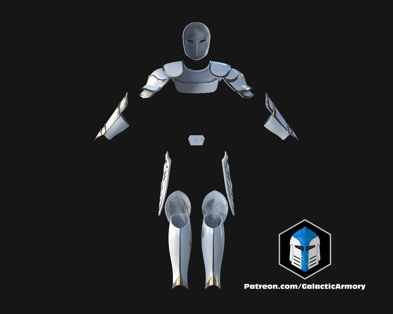 Temple Guard Concept Art Armor Sets - 3D Print Files 3D print model_12