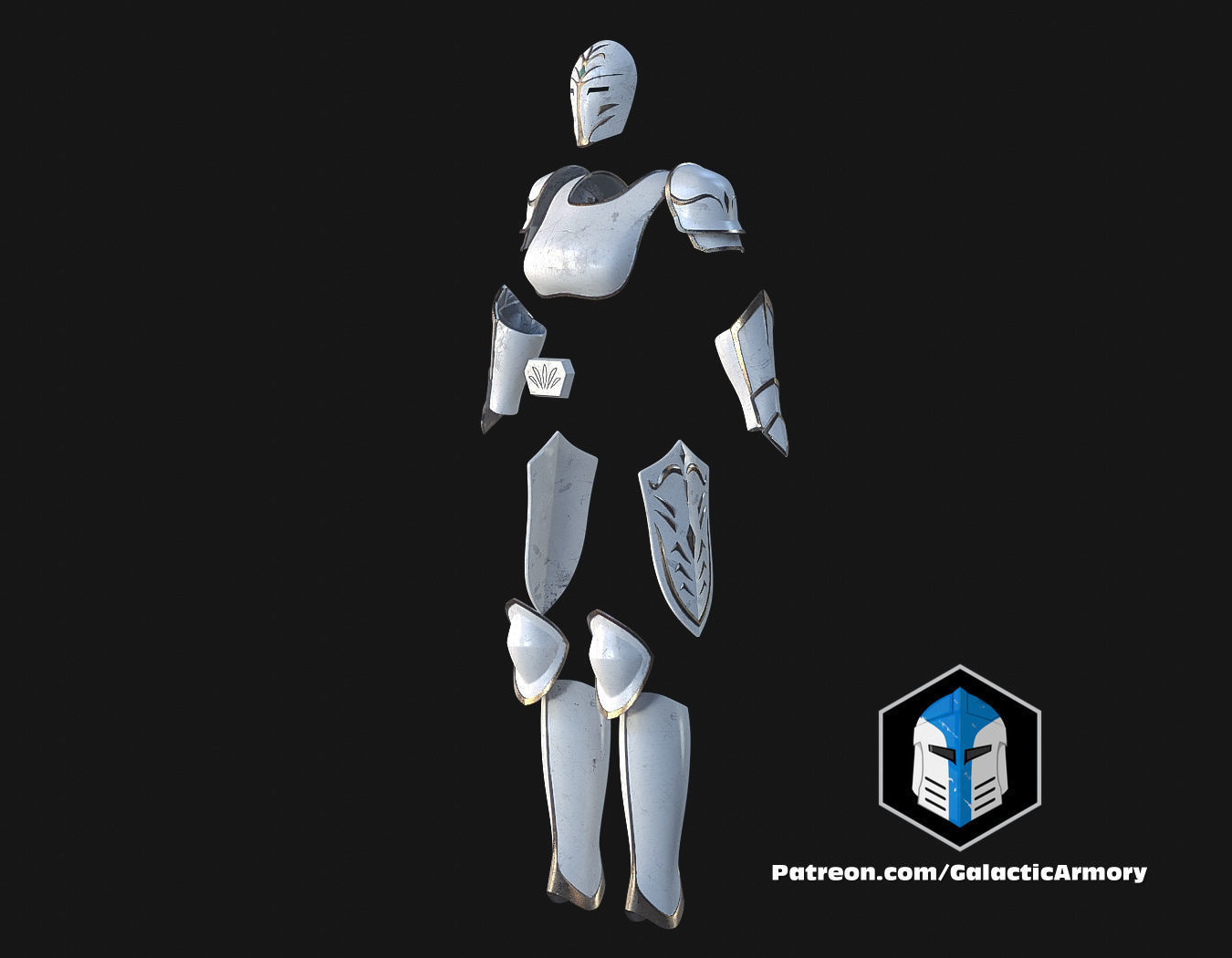 Temple Guard Concept Art Armor Sets - 3D Print Files 3D print model_25
