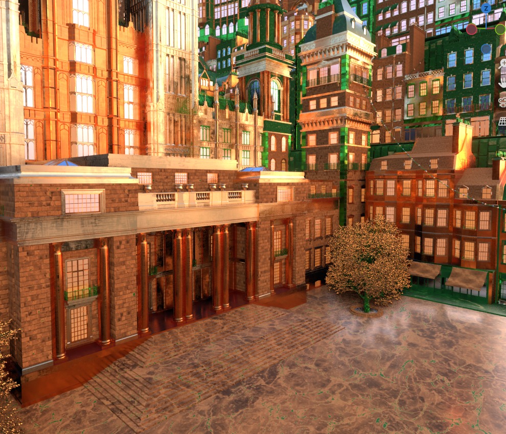 Central Nightout - Weekly Render - DSZarts 3D model 3D model_41