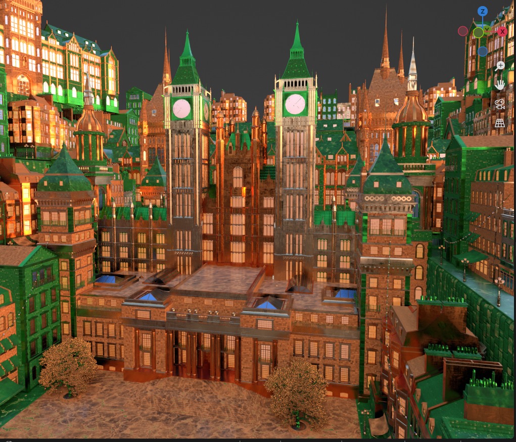 Central Nightout - Weekly Render - DSZarts 3D model 3D model_35