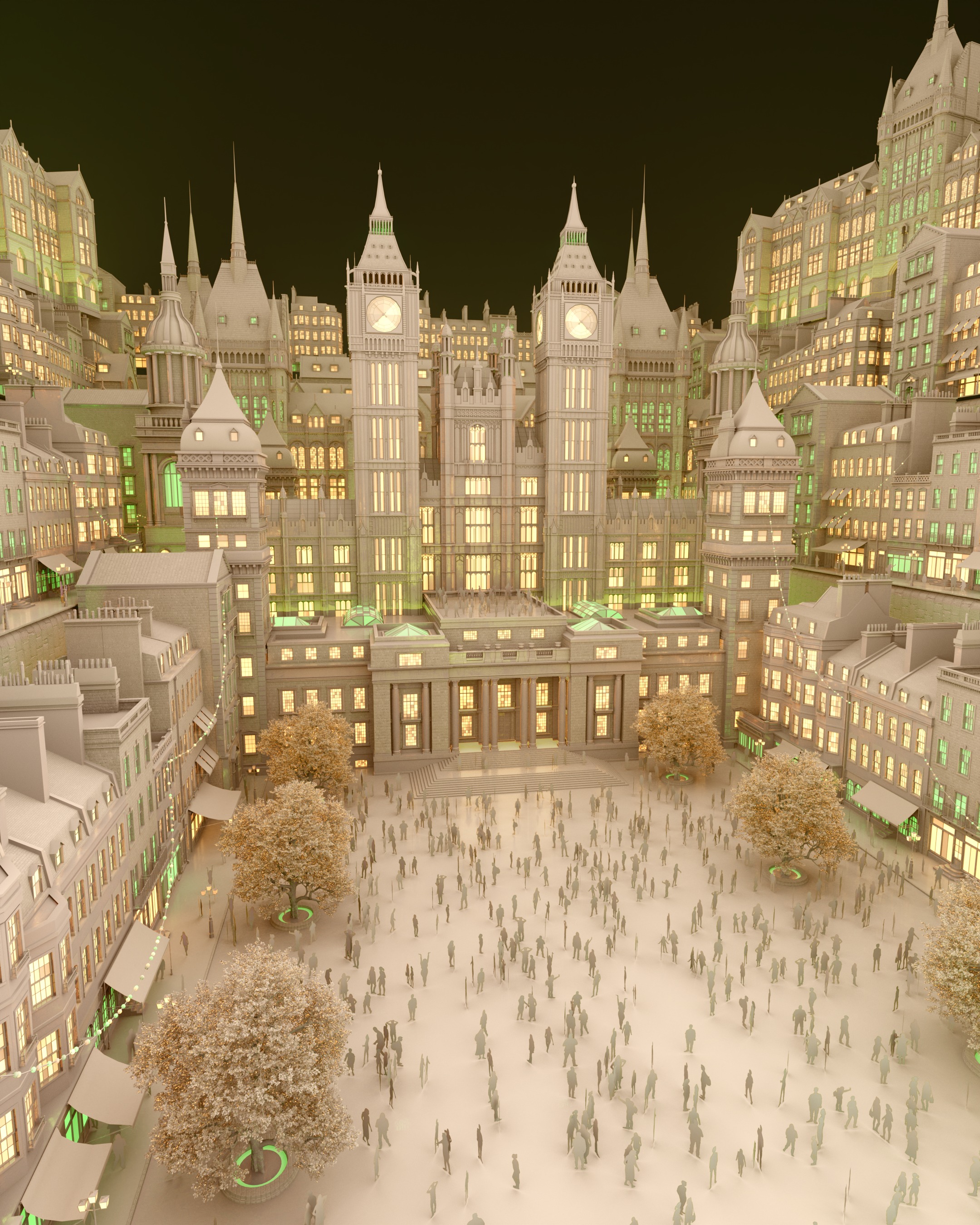 Central Nightout - Weekly Render - DSZarts 3D model 3D model_2