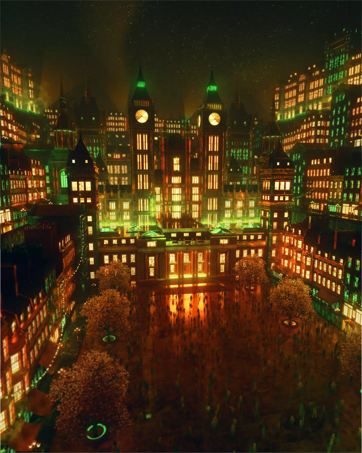 Central Nightout - Weekly Render - DSZarts 3D model 3D model_0