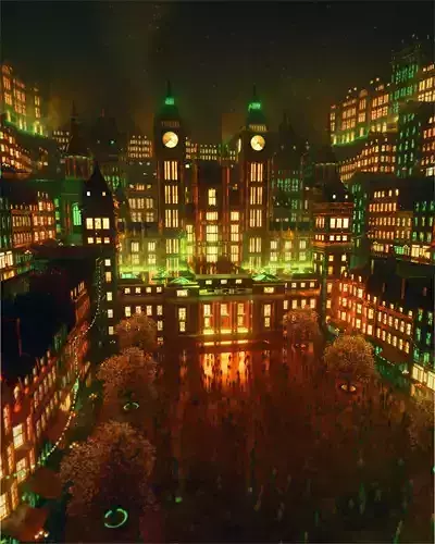 Central Nightout - Weekly Render - DSZarts 3D model