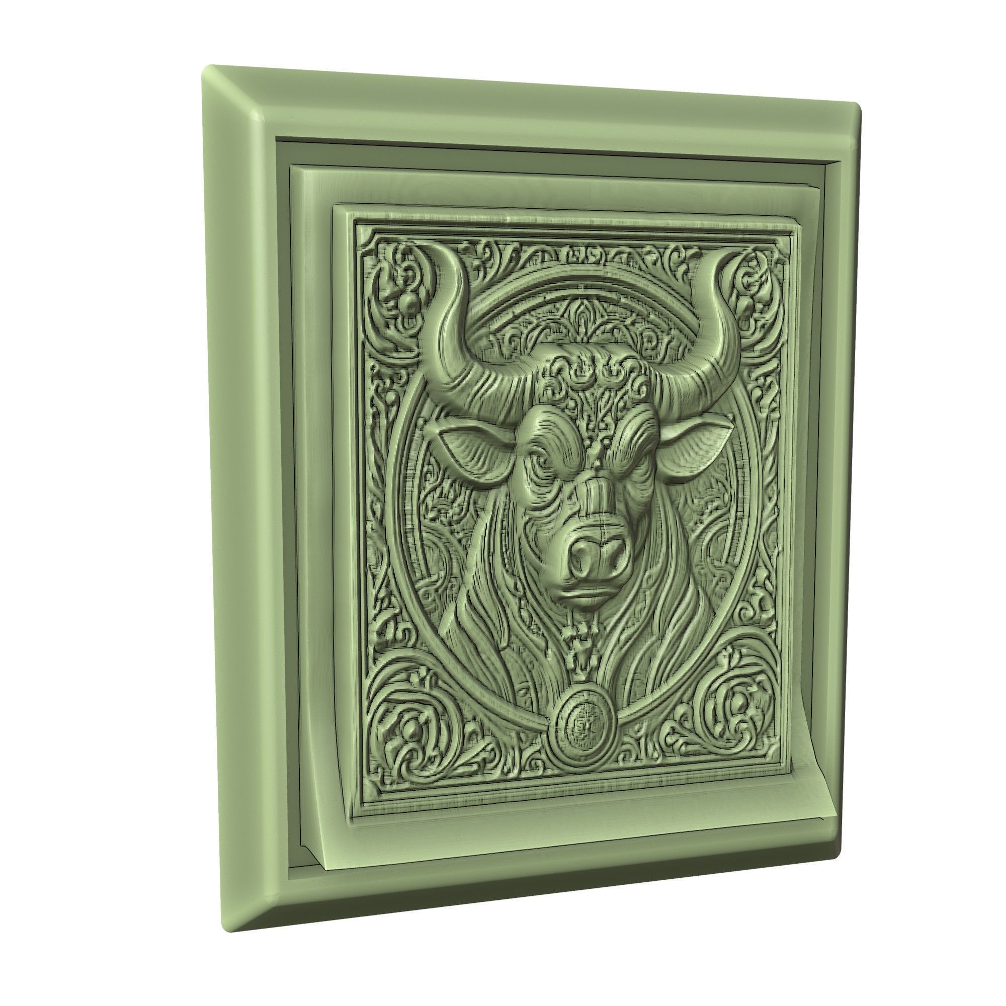 Bull Animal 3D print model_3