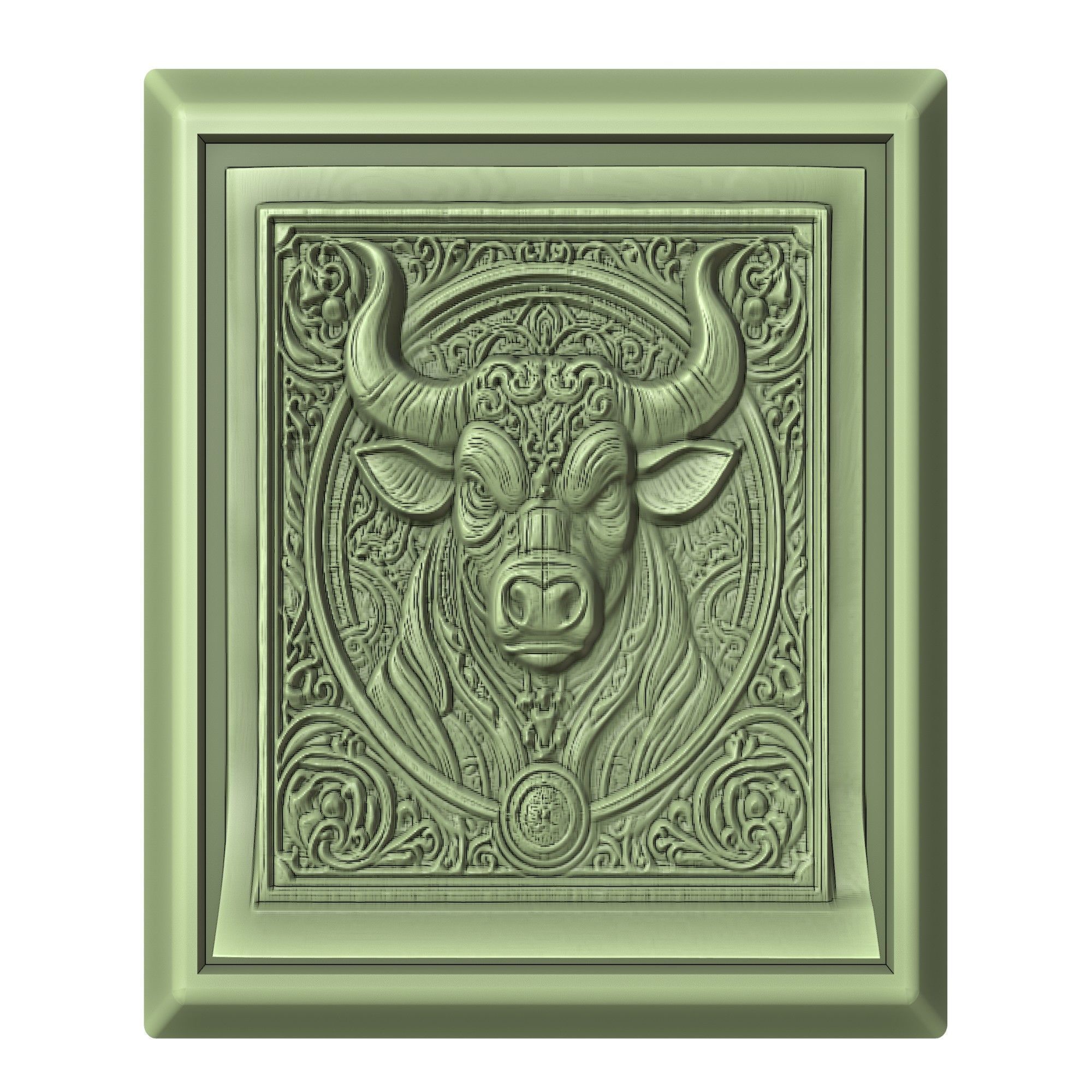 Bull Animal 3D print model_2