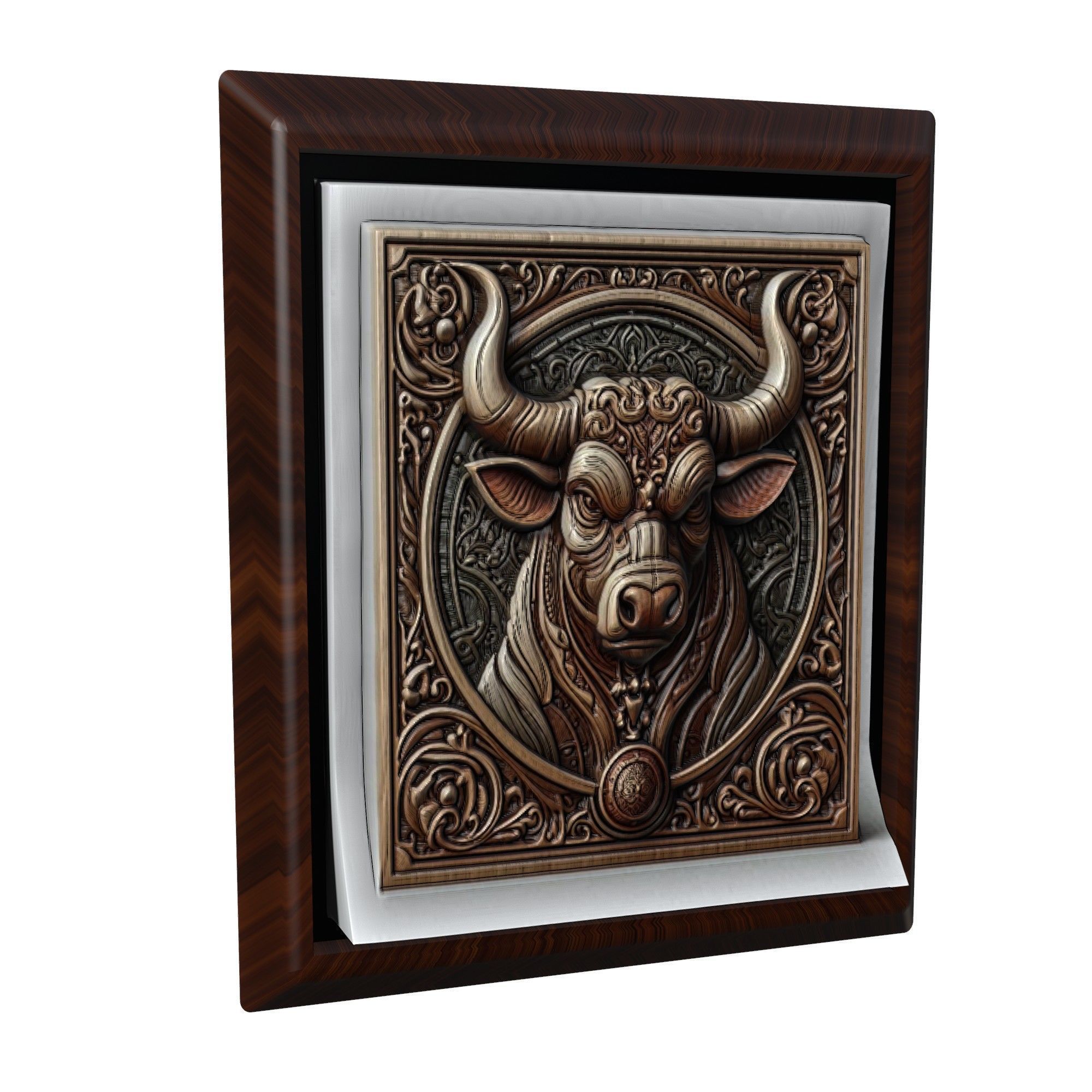 Bull Animal 3D print model_1