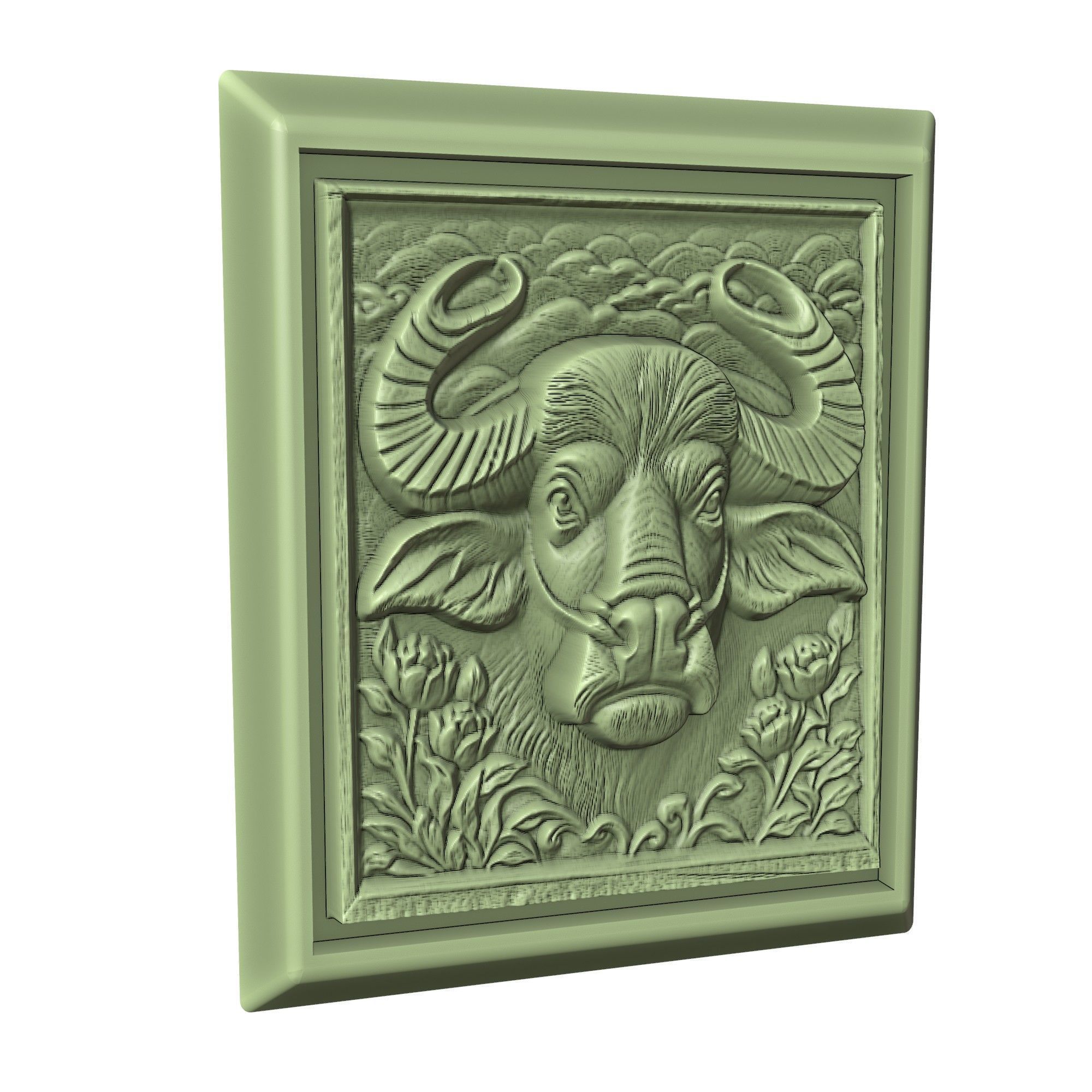 Buffalo Animal 3D print model_3