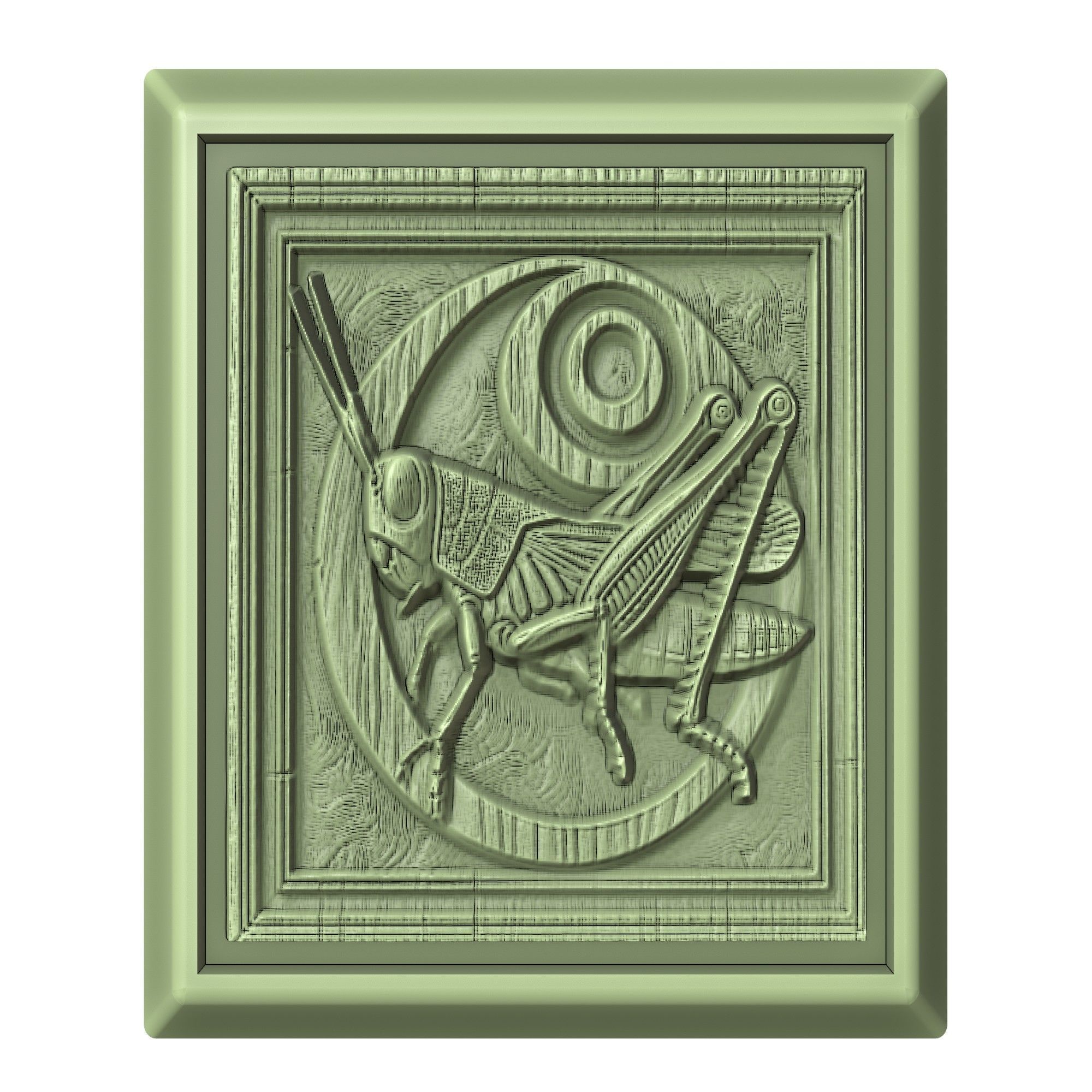 Grasshopper Animal 3D print model_2