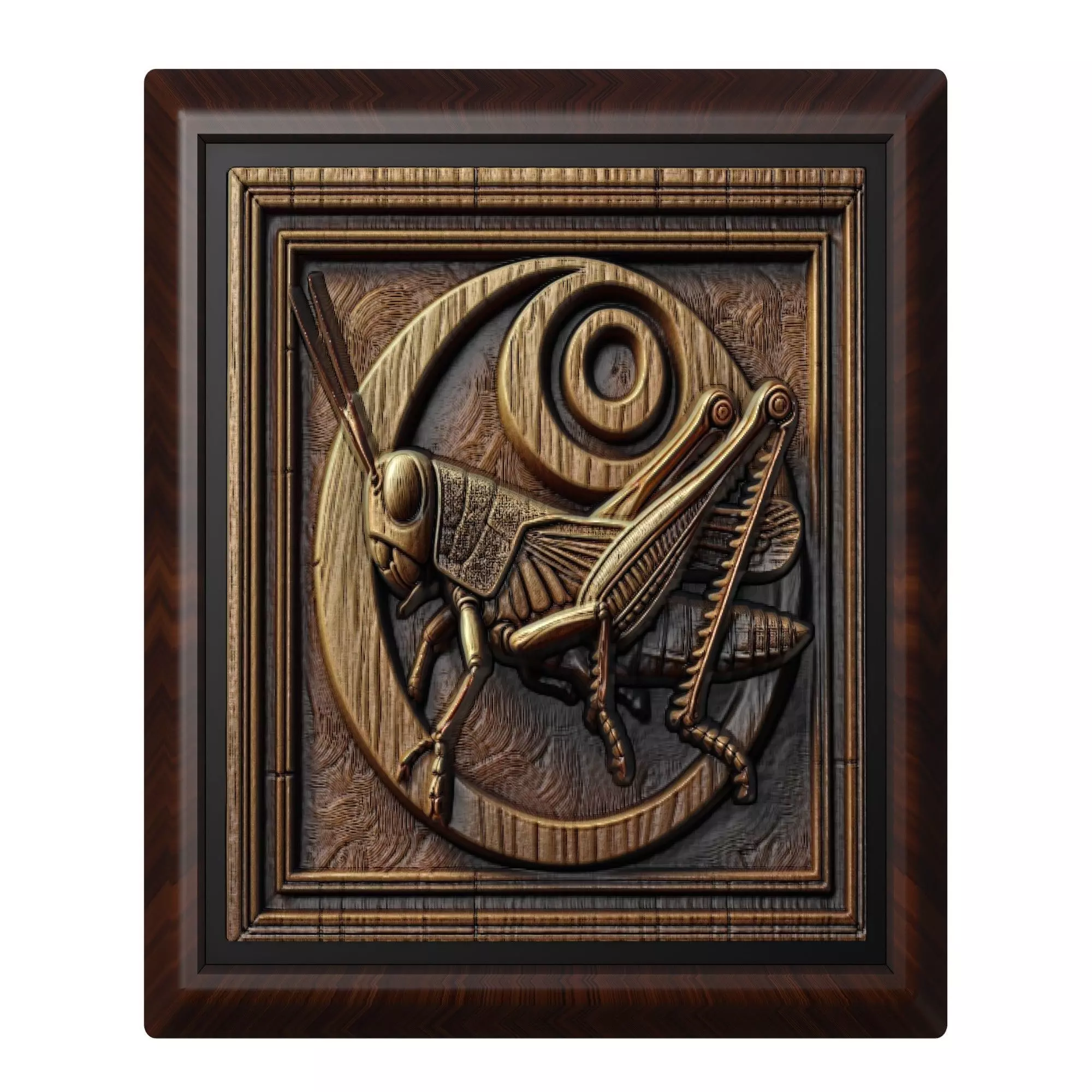 Grasshopper Animal 3D print model_0