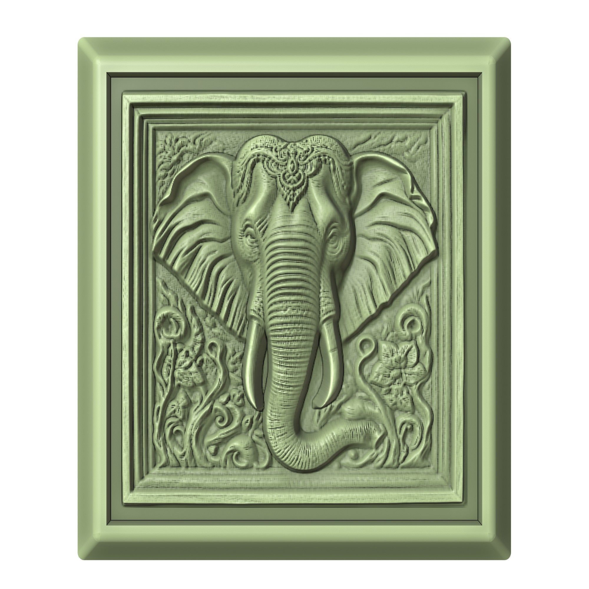 Elephant Animal 3D print model_2