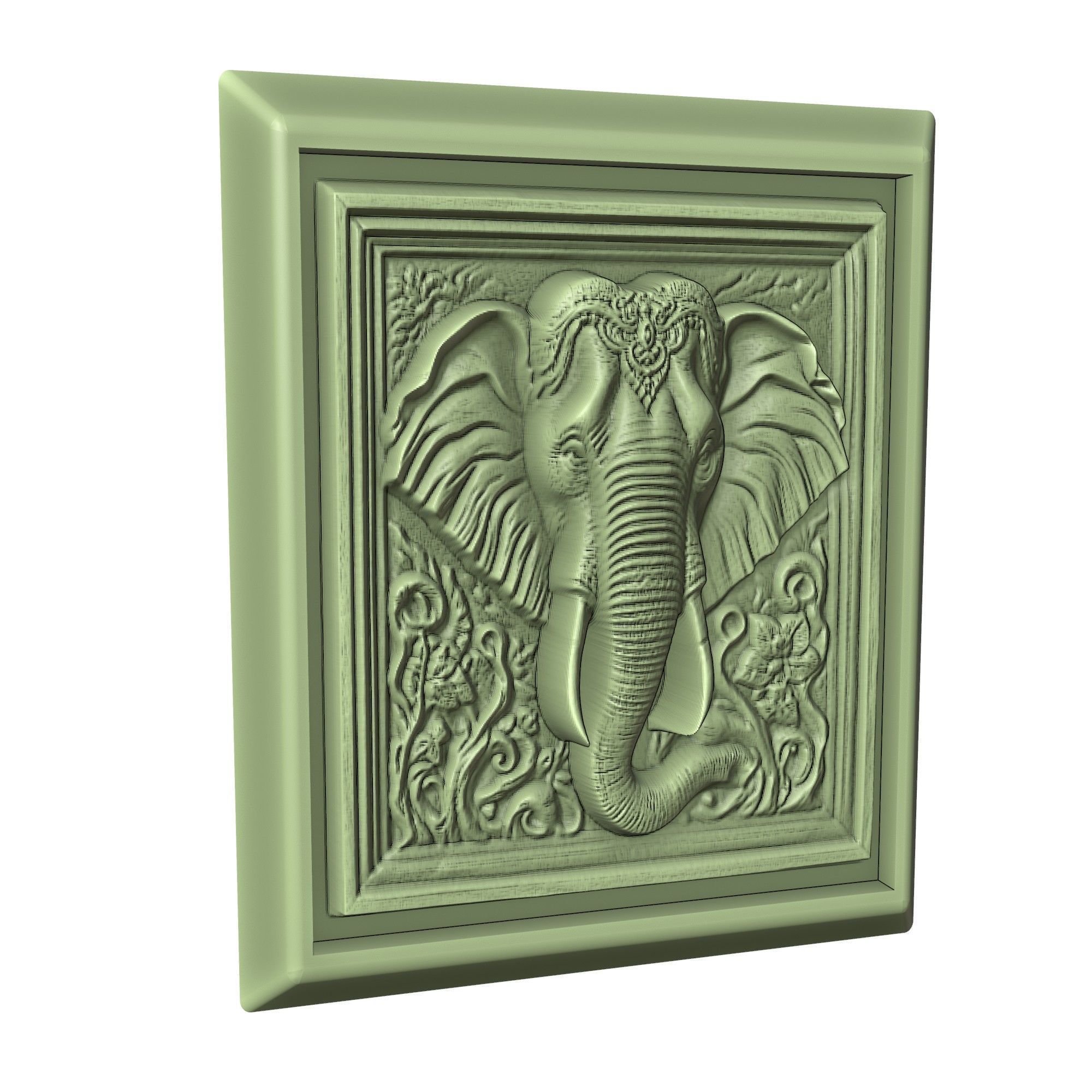Elephant Animal 3D print model_3