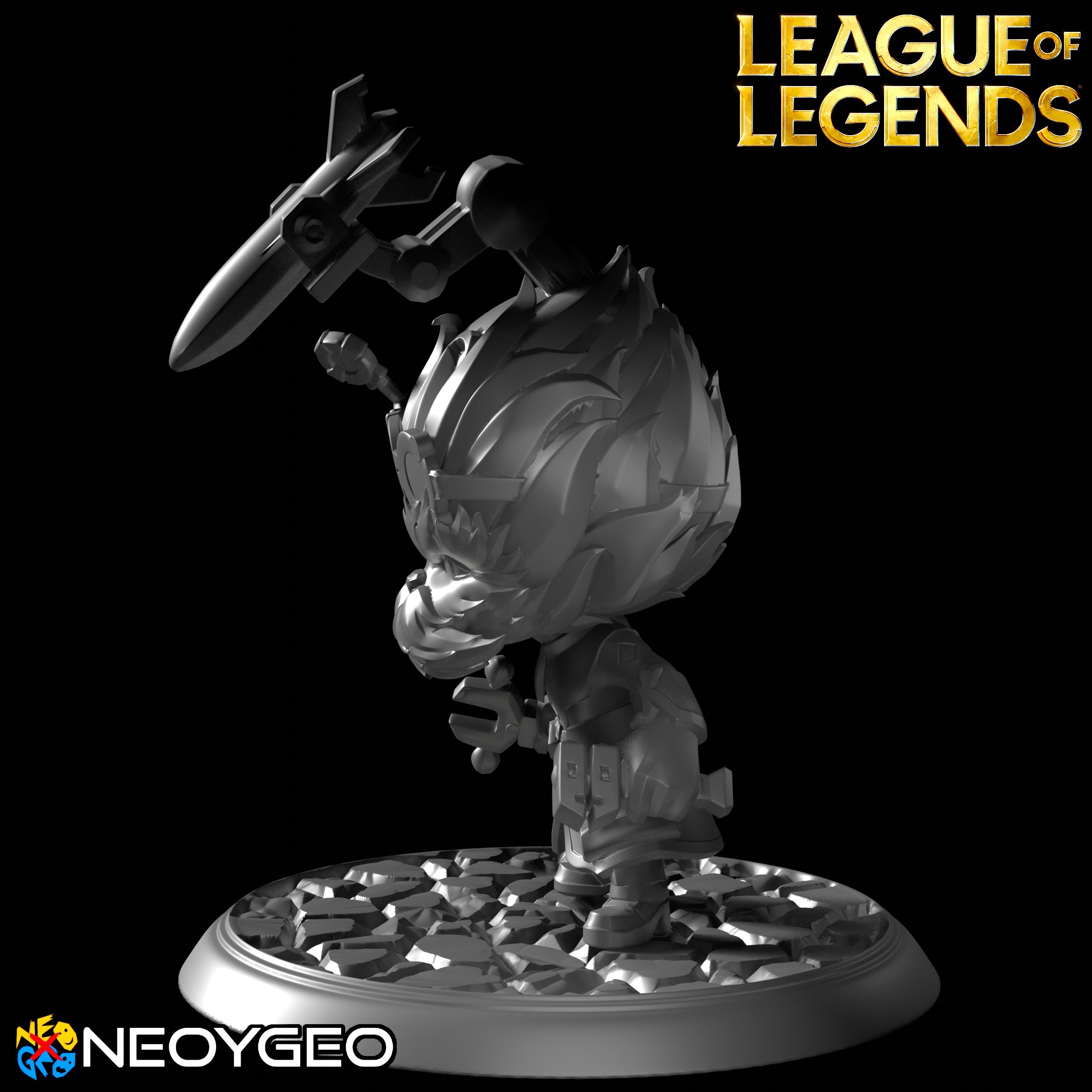 HEIMERDINGER - LEAGUE OF LEGENDS 3D print model_3