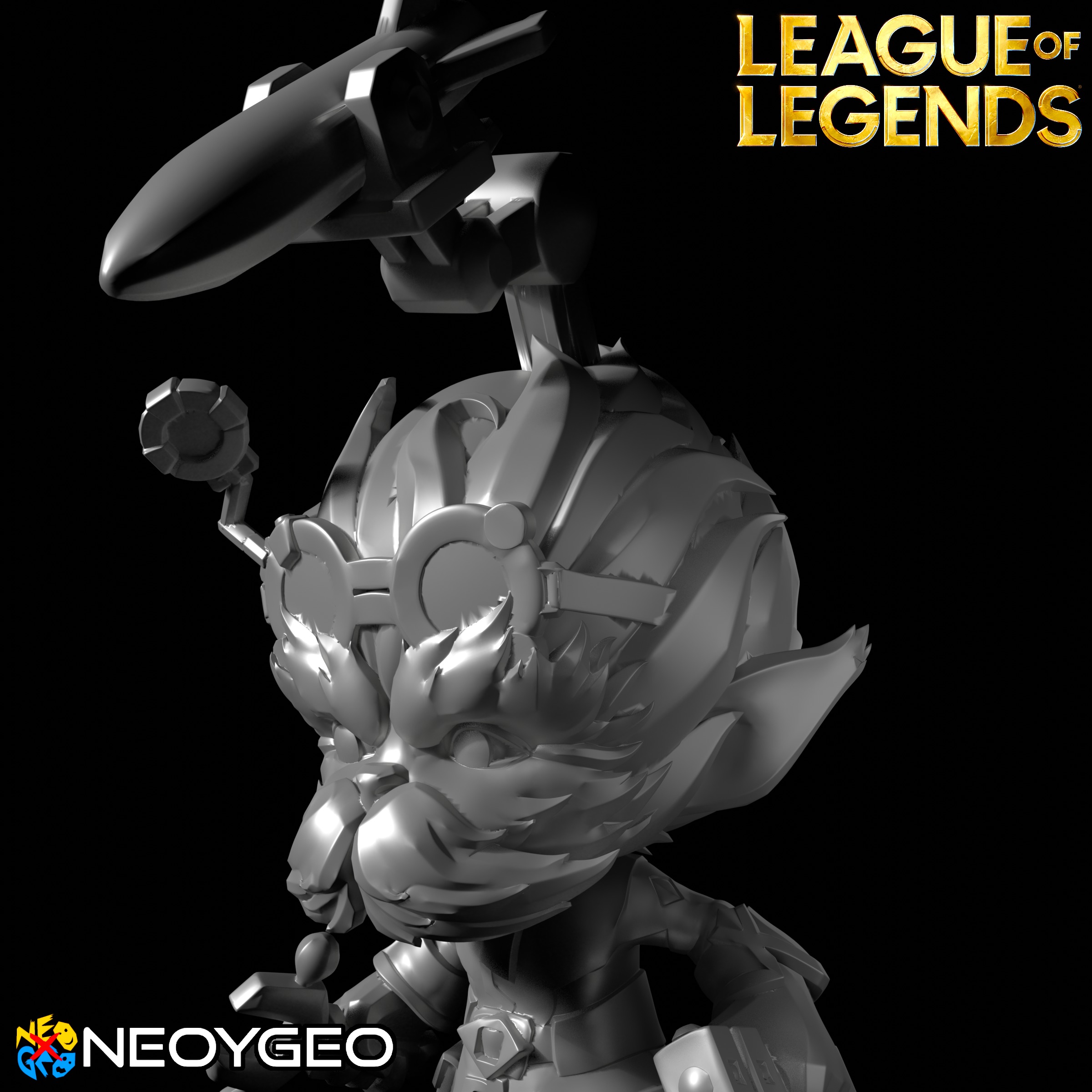 HEIMERDINGER - LEAGUE OF LEGENDS 3D print model_1
