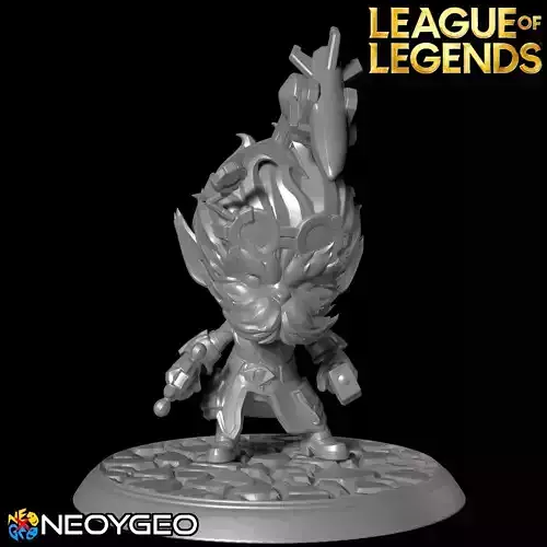 HEIMERDINGER - LEAGUE OF LEGENDS 3D print model HEIMERDINGER - LEAGUE OF LEGENDS 3D print model
