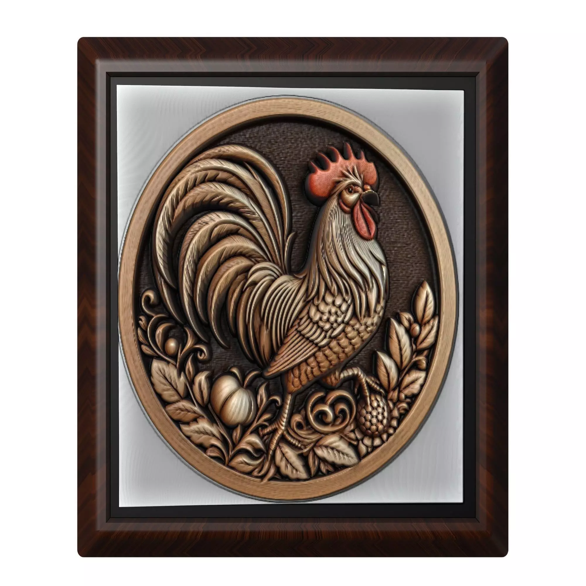 Rooster Animal 3D print model_0