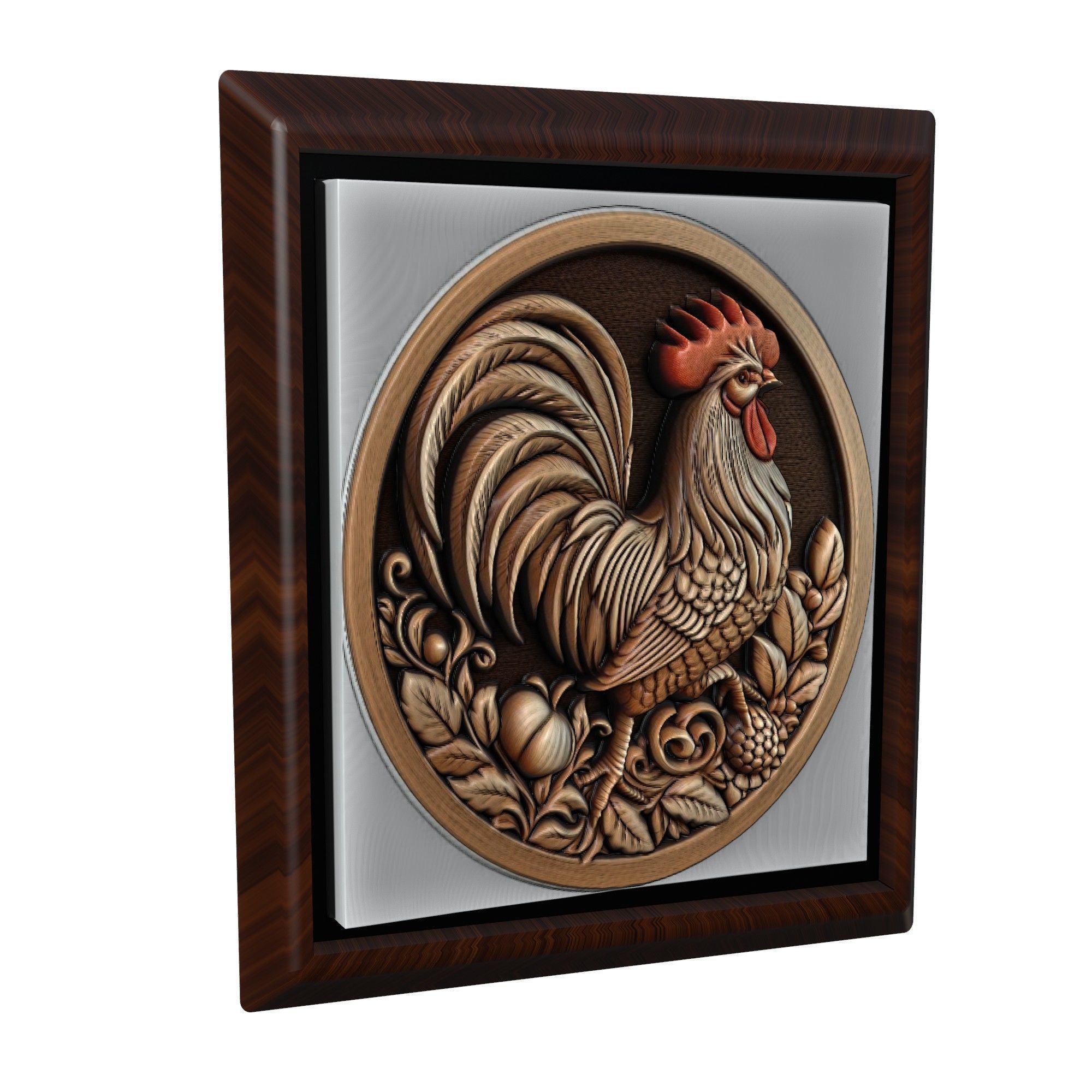 Rooster Animal 3D print model_1