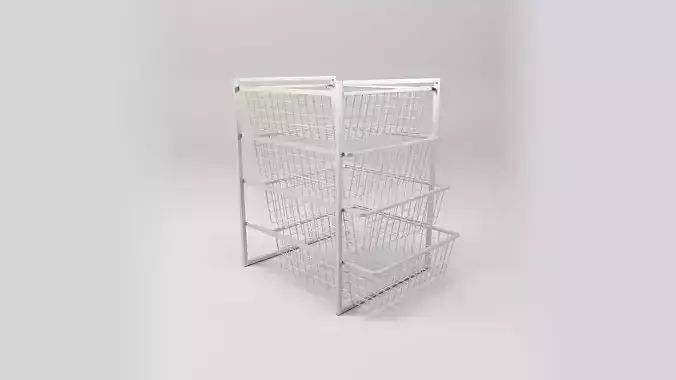 pull out kitchen wire rack basket