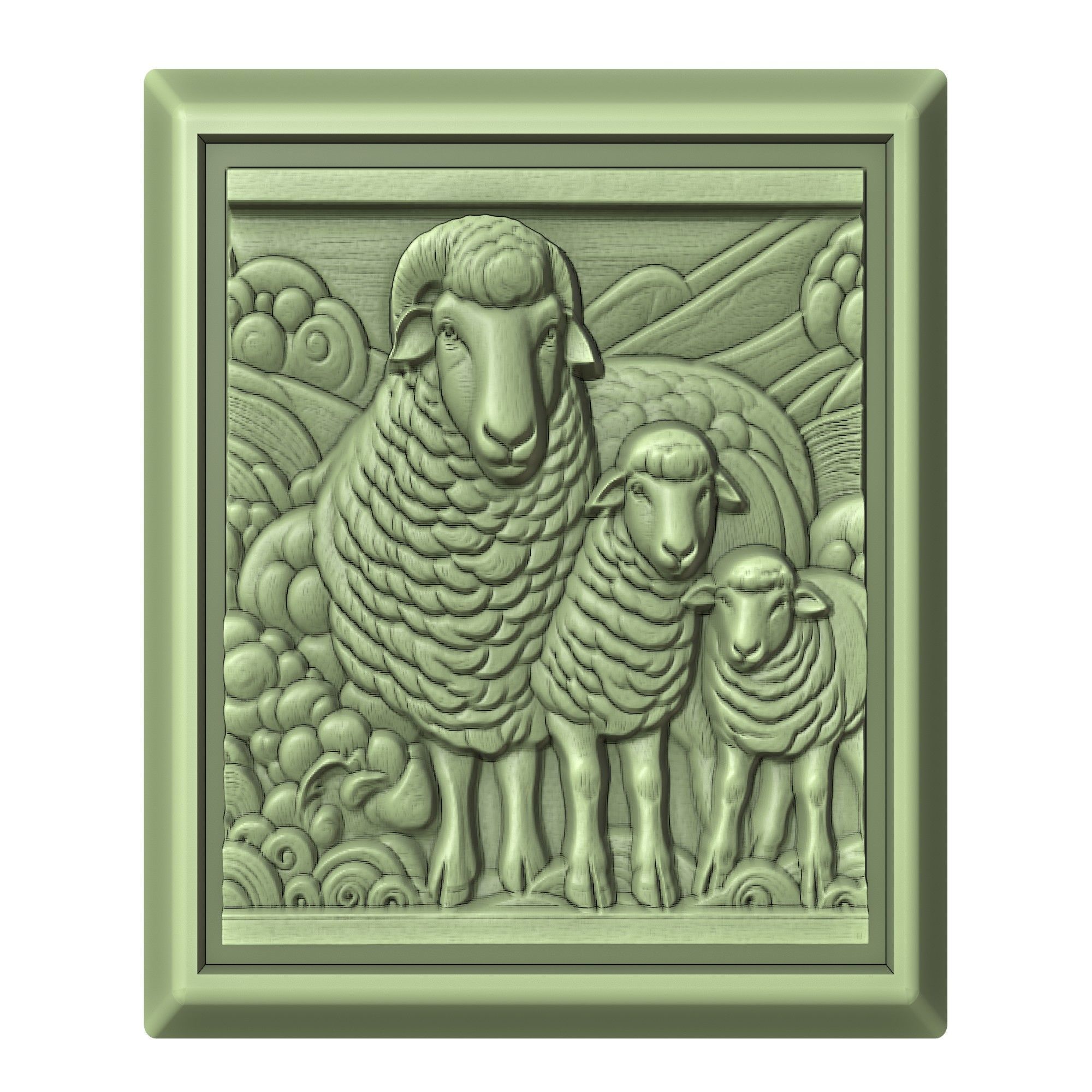 Sheep Animal 3D print model_2