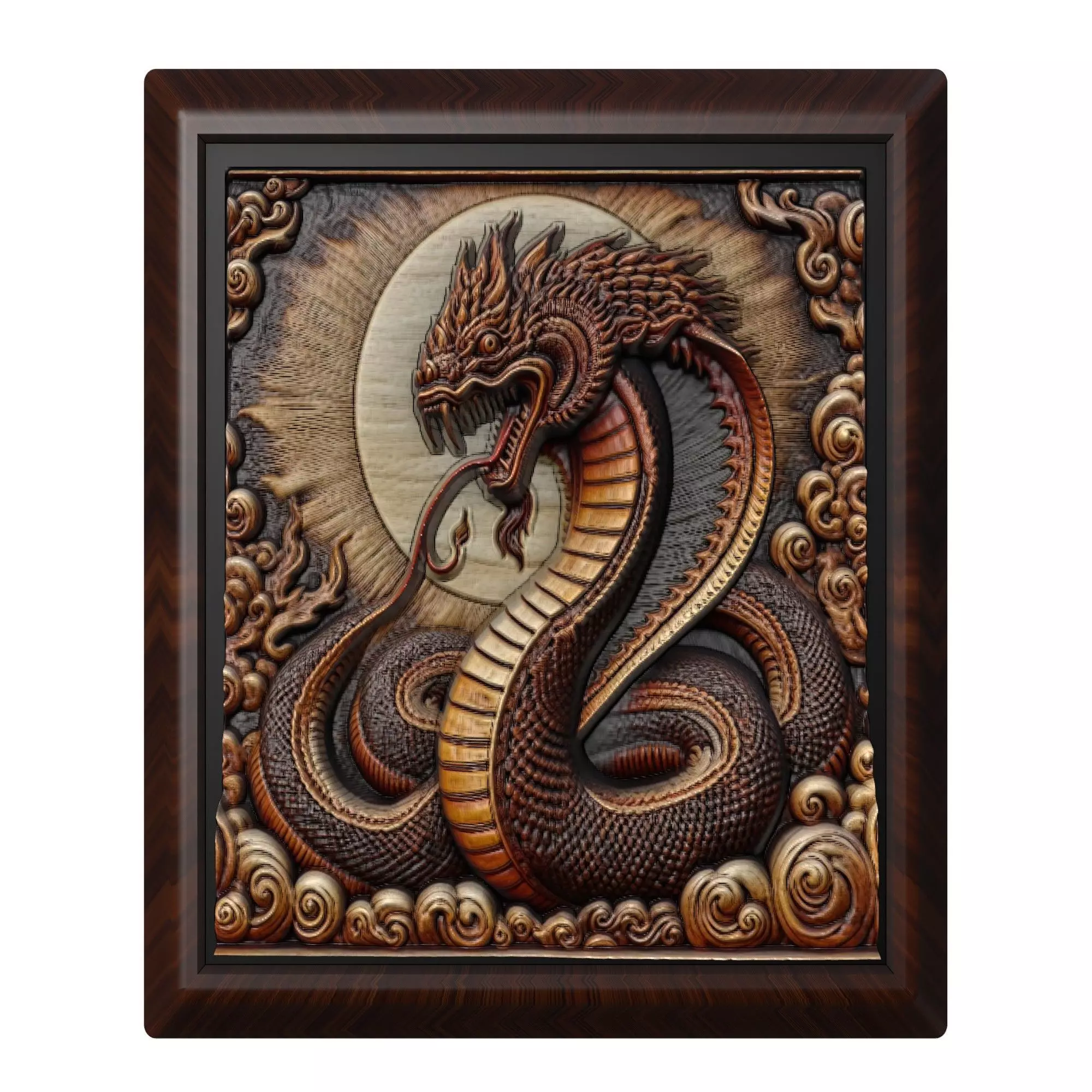 King Cobra Animal 3D print model_0