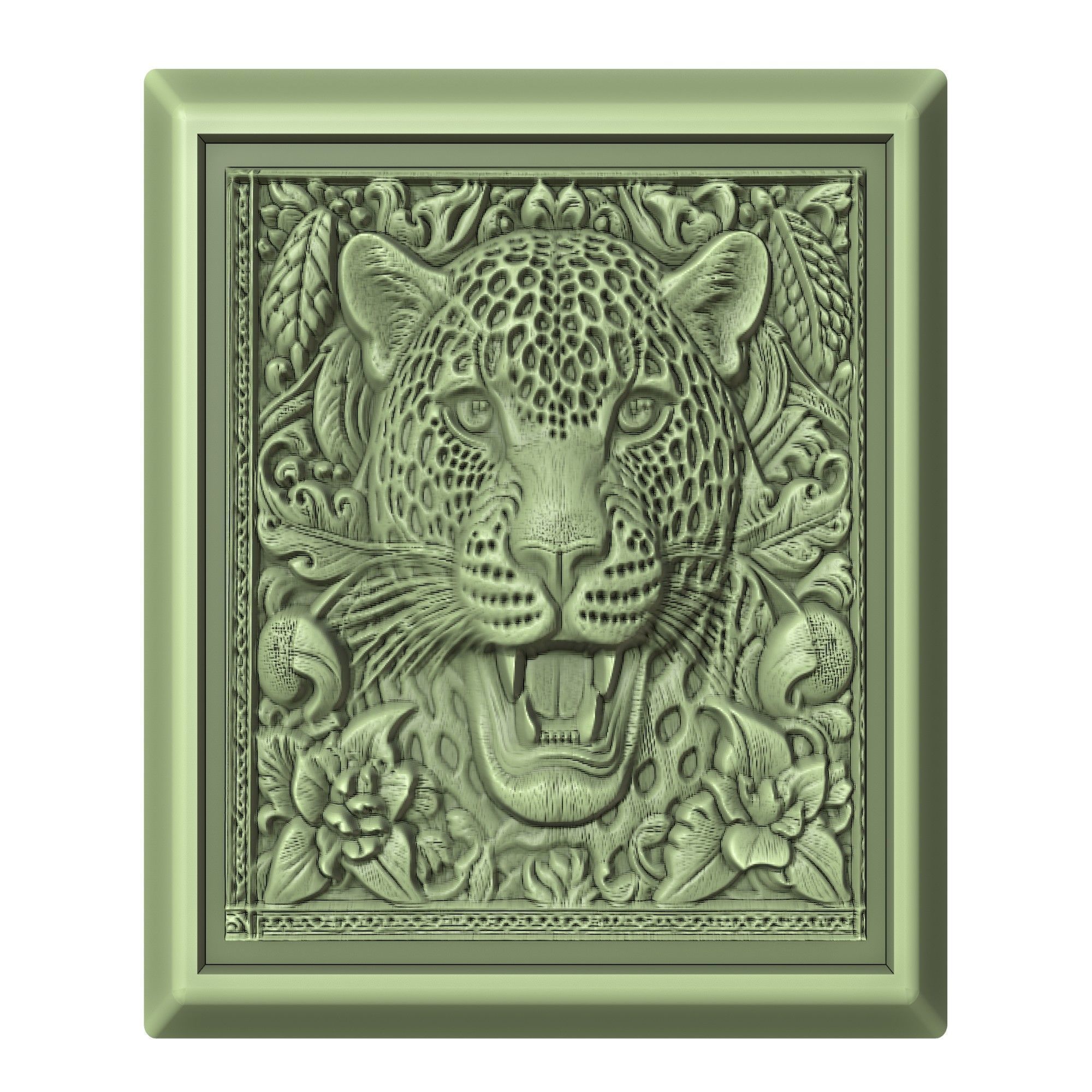 Leopard Animal 3D print model_2