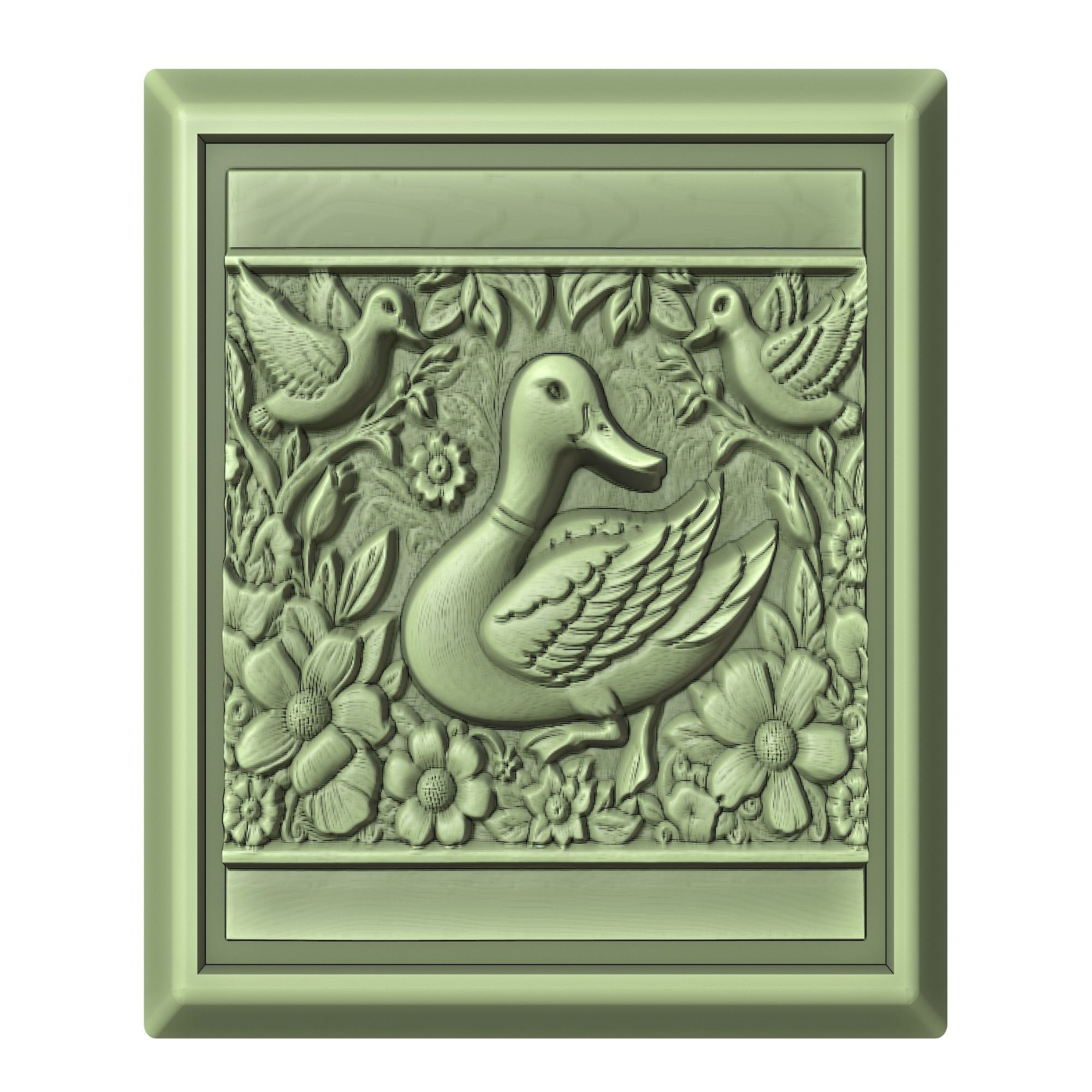 Duck Animal 3D print model_2