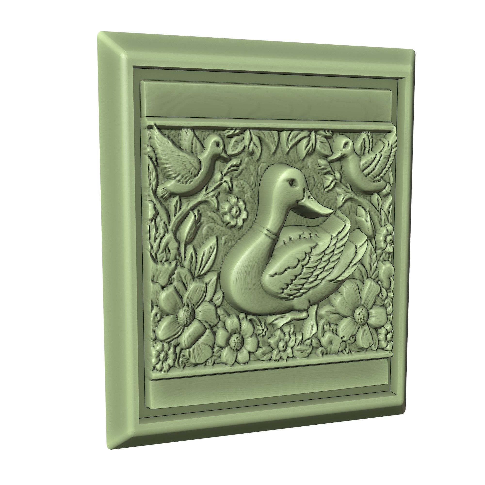 Duck Animal 3D print model_3