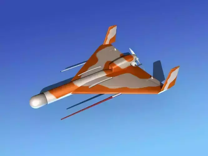 Harpy 1 UAV V01 3D model