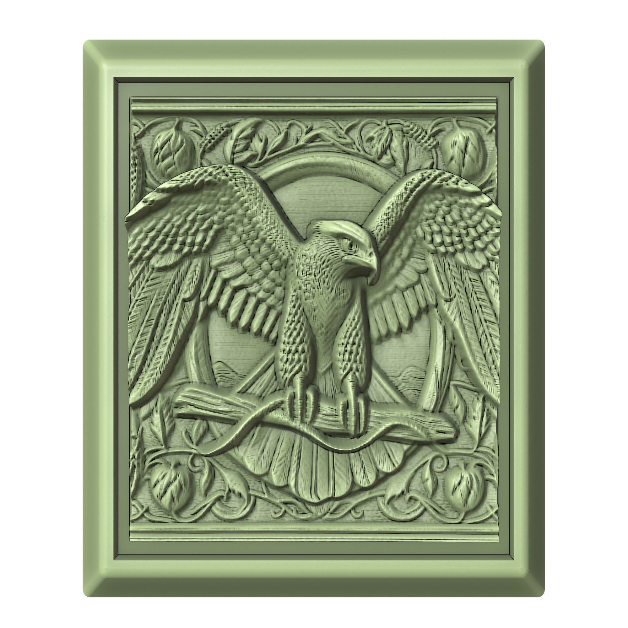 Hawk Animal 3D print model_2