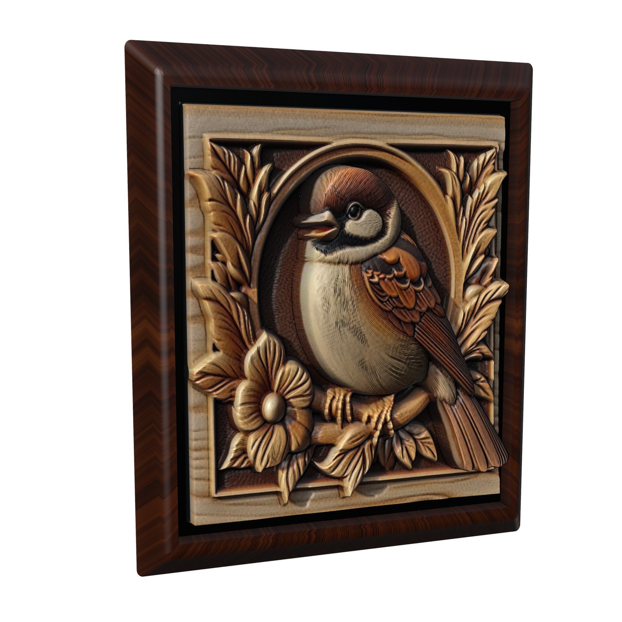 Sparrow Animal 3D print model_1