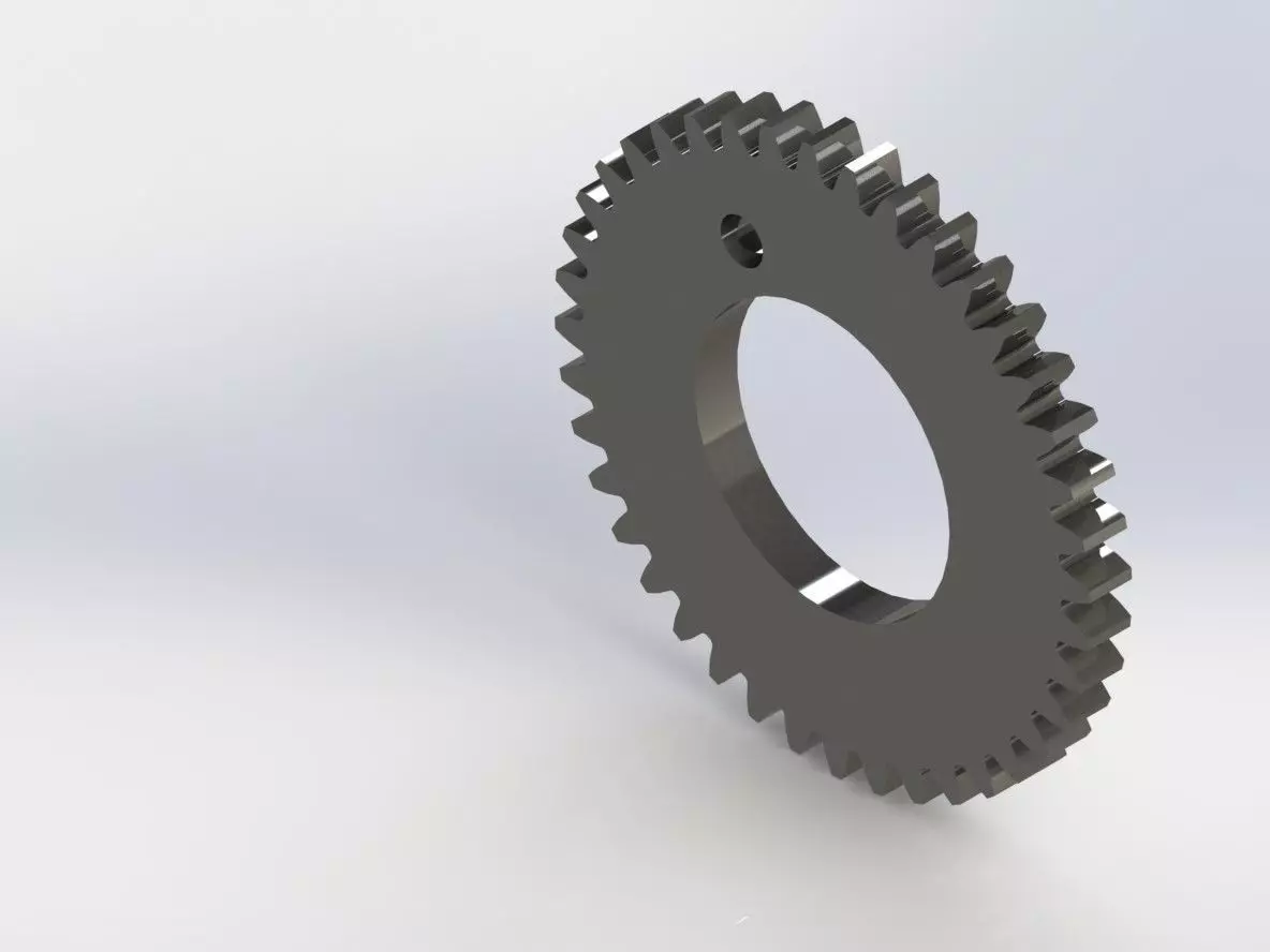 High-Quality Mechanical Spur Gear Design 3D print model_0