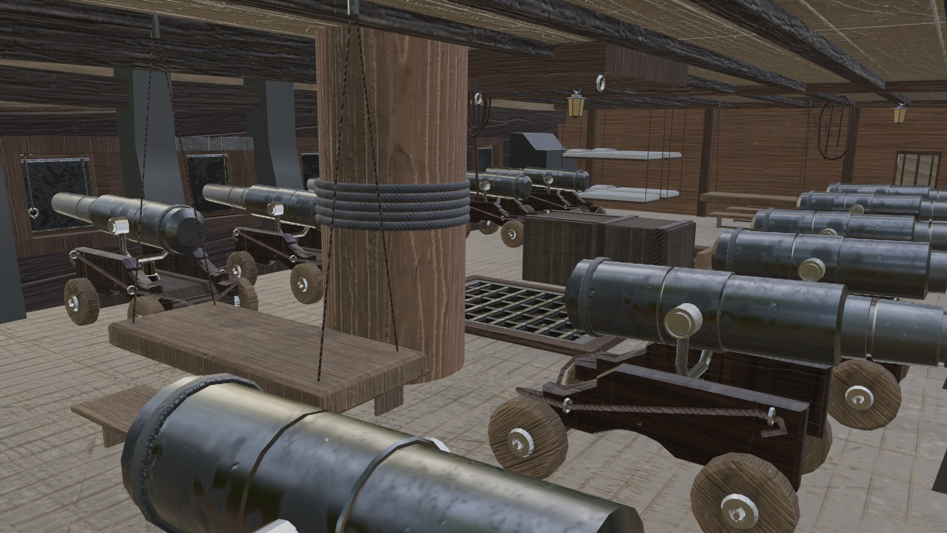 Fantasy Airship 3D model_29