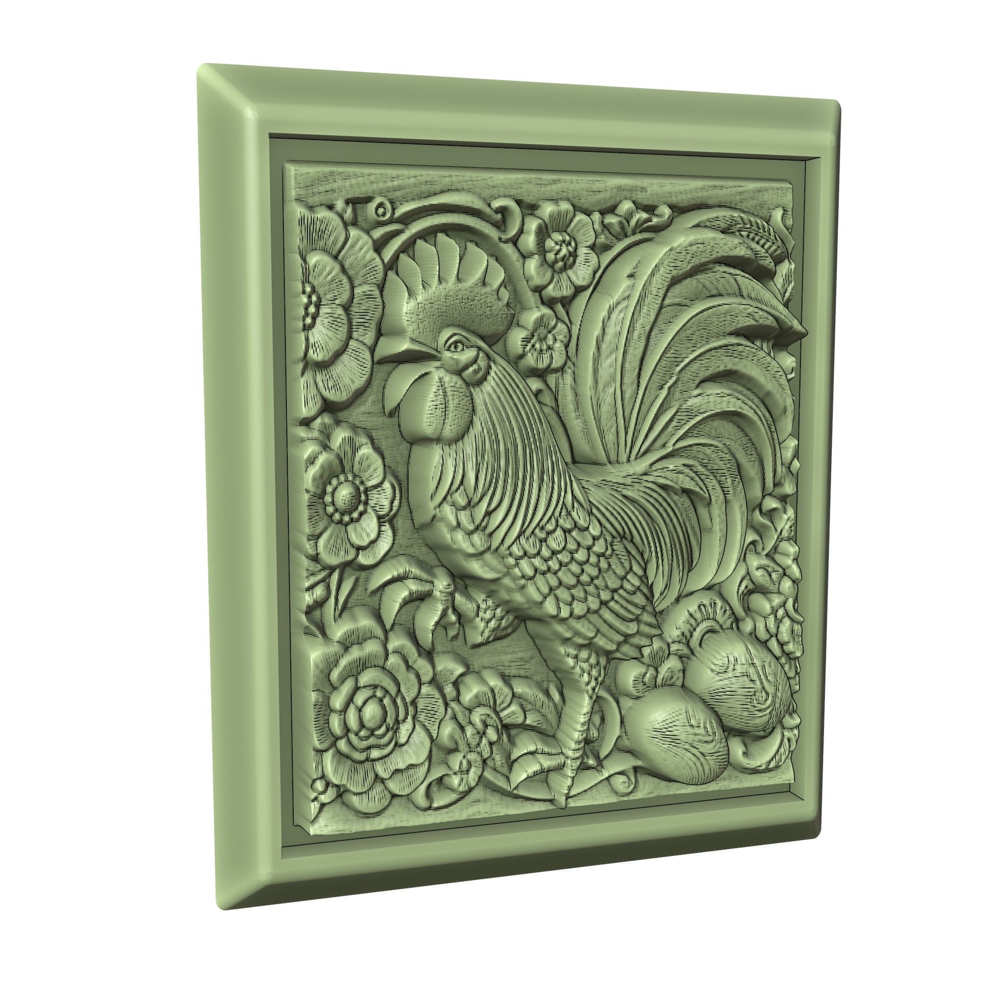 Chicken Animal 3D print model_3