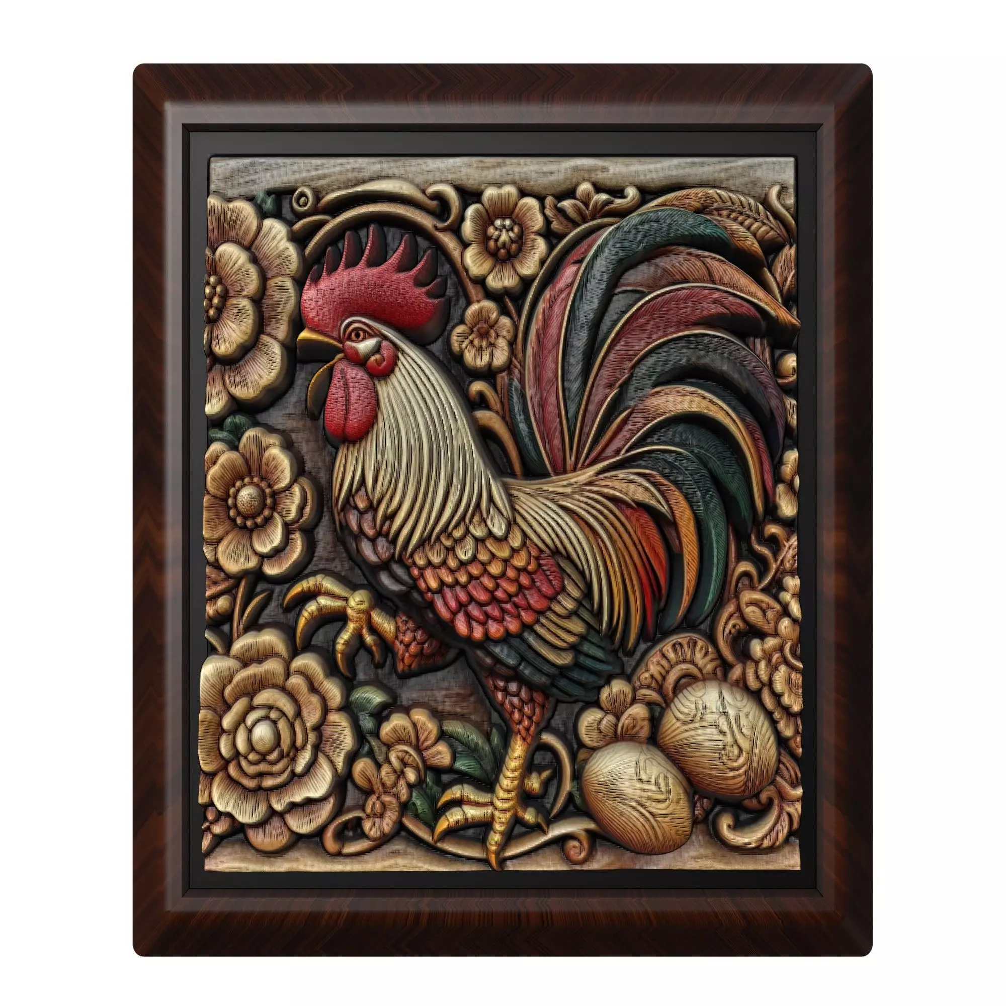 Chicken Animal 3D print model_0