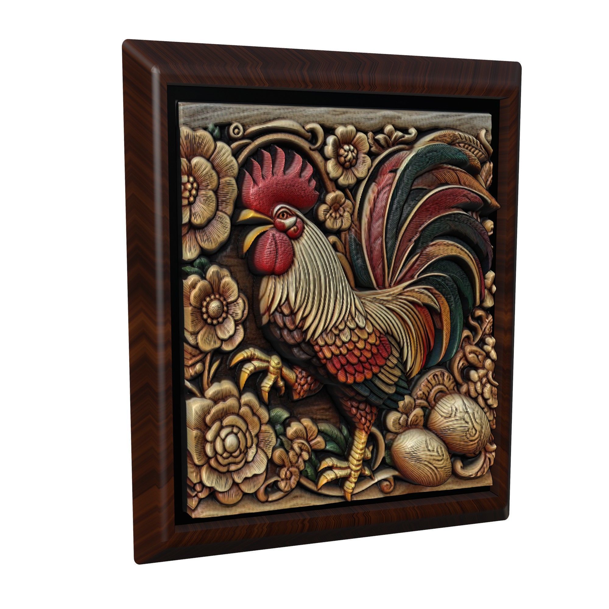 Chicken Animal 3D print model_1