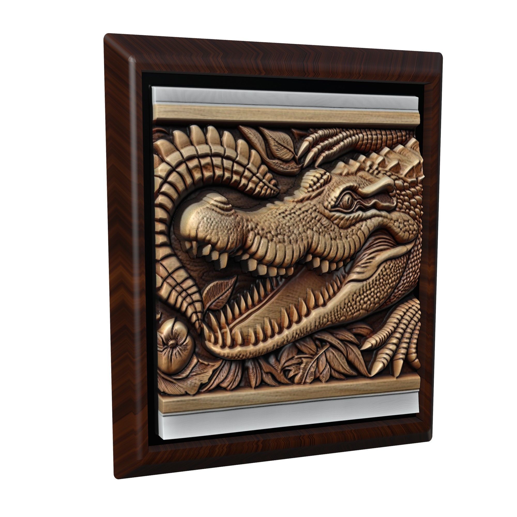 Crocodile Animal 3D print model_1