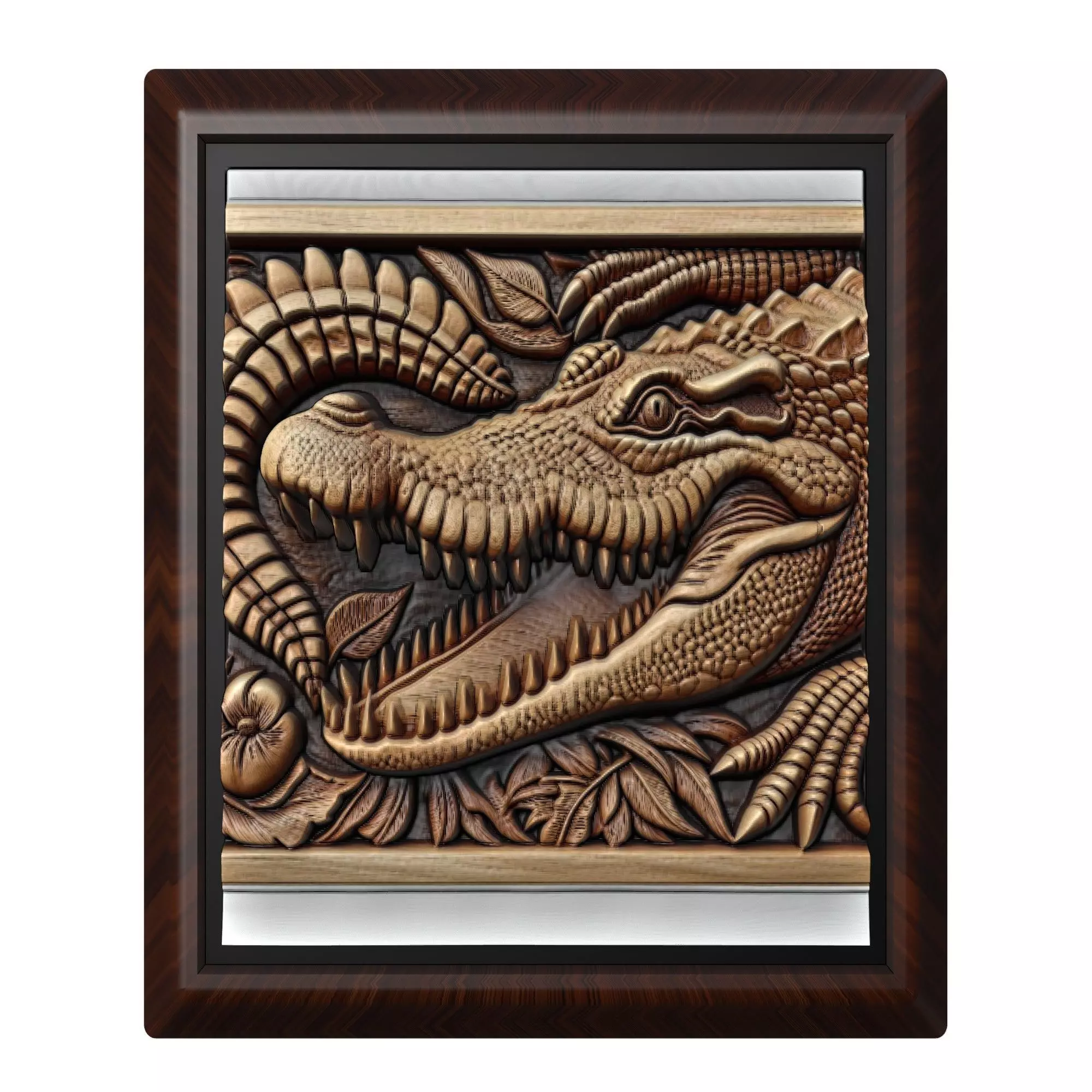 Crocodile Animal 3D print model_0