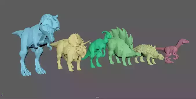 Dinos Base mesh