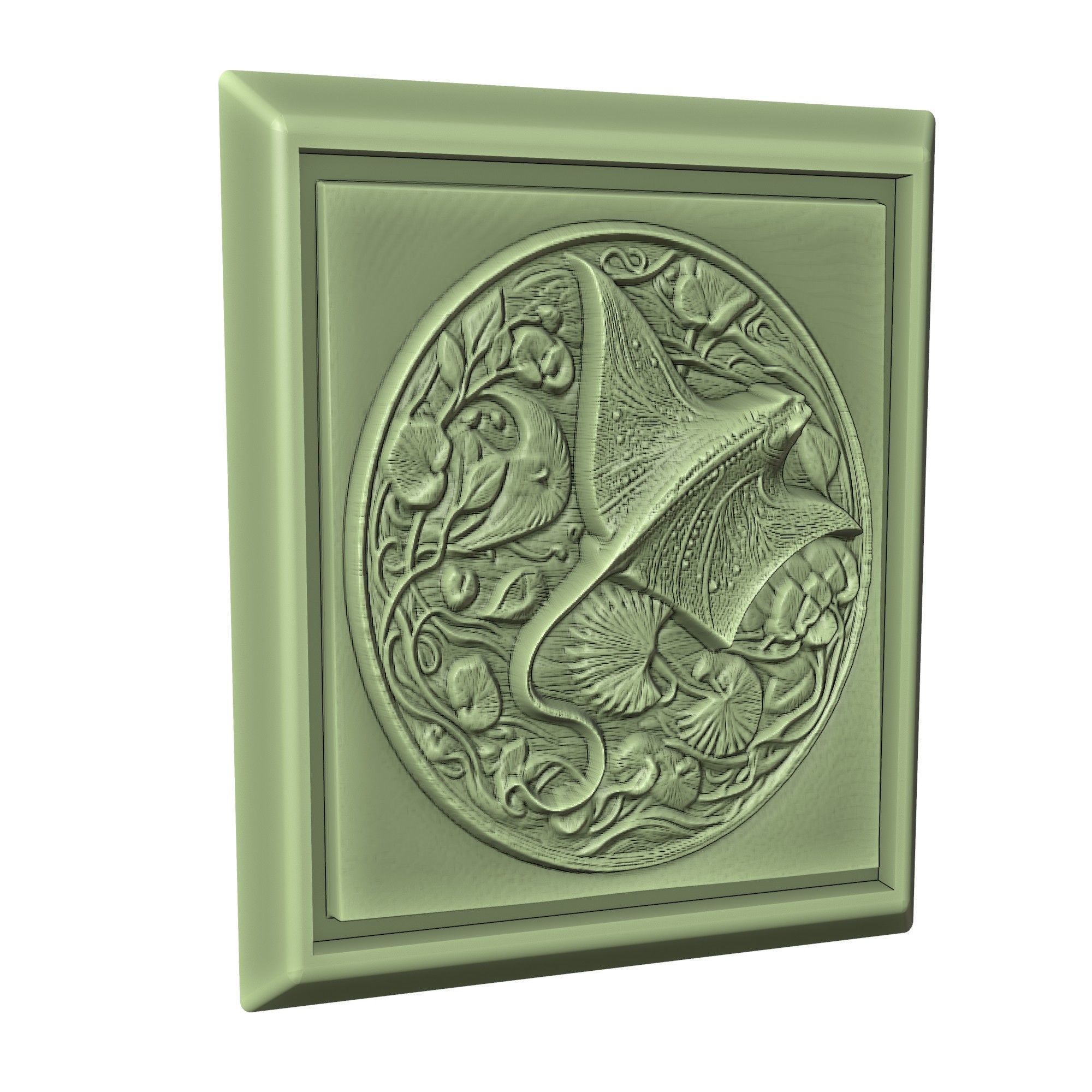 Stingray Animal 3D print model_3