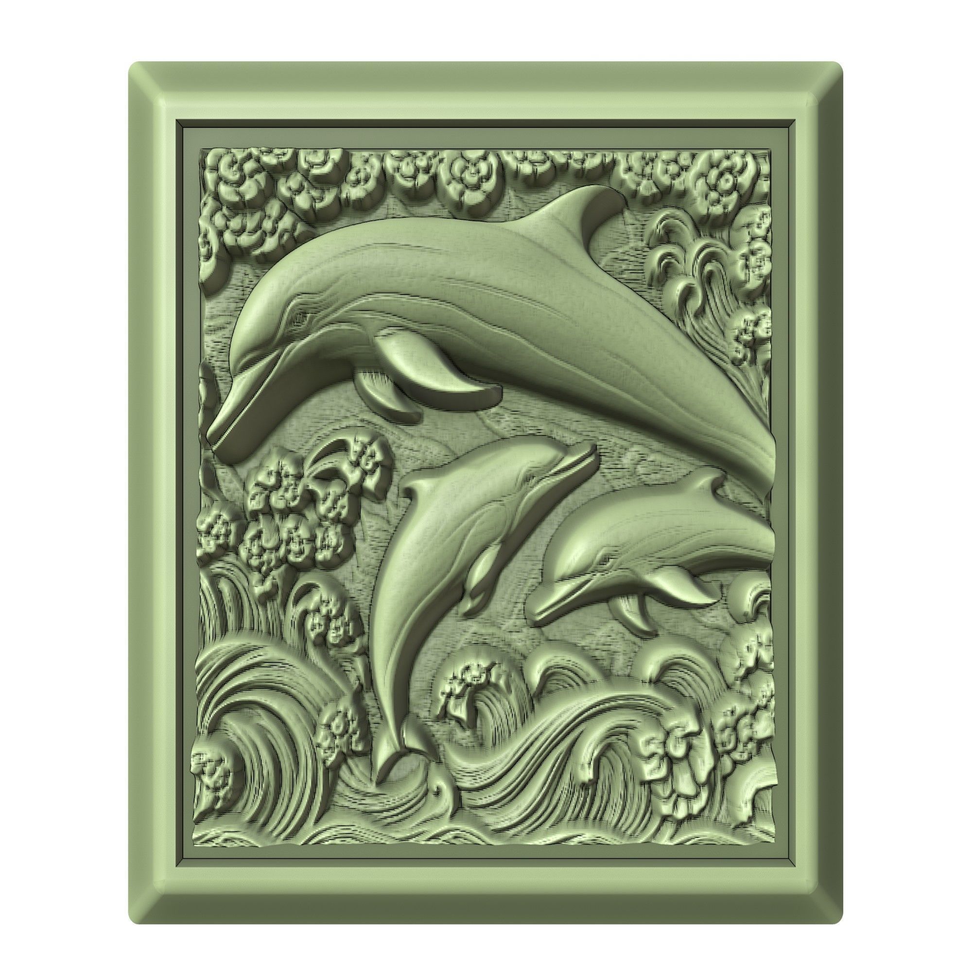 Dolphin Animal 3D print model_2