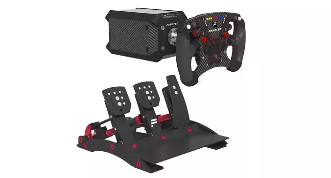 Fanatec Clubsport Steering Wheel and Pedals