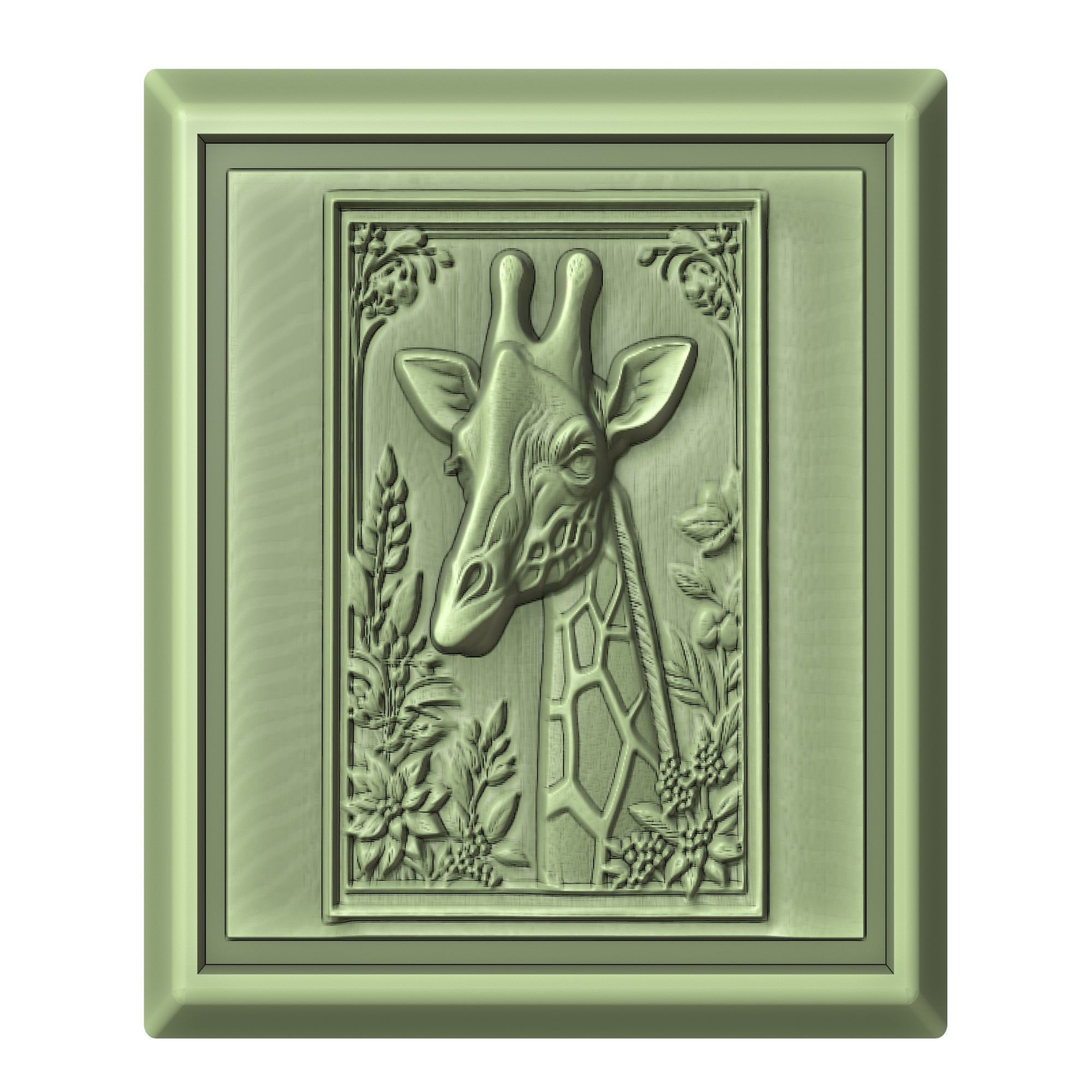 Giraffe Animal 3D print model_2