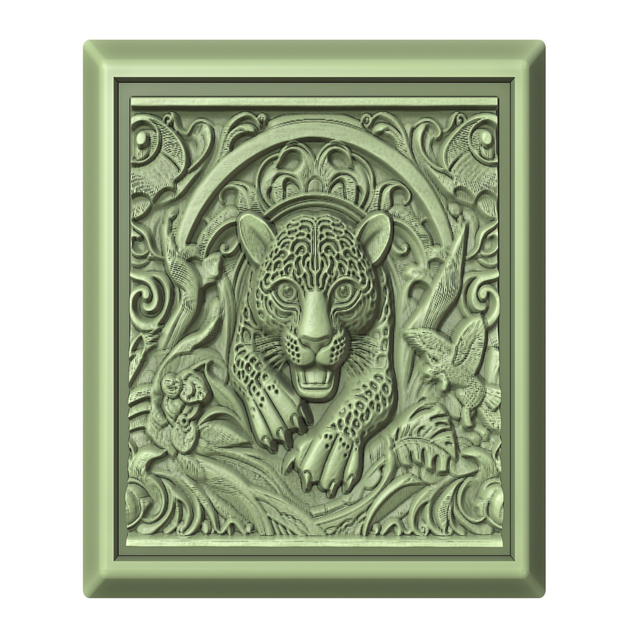 Jaguar Animal 3D print model_2