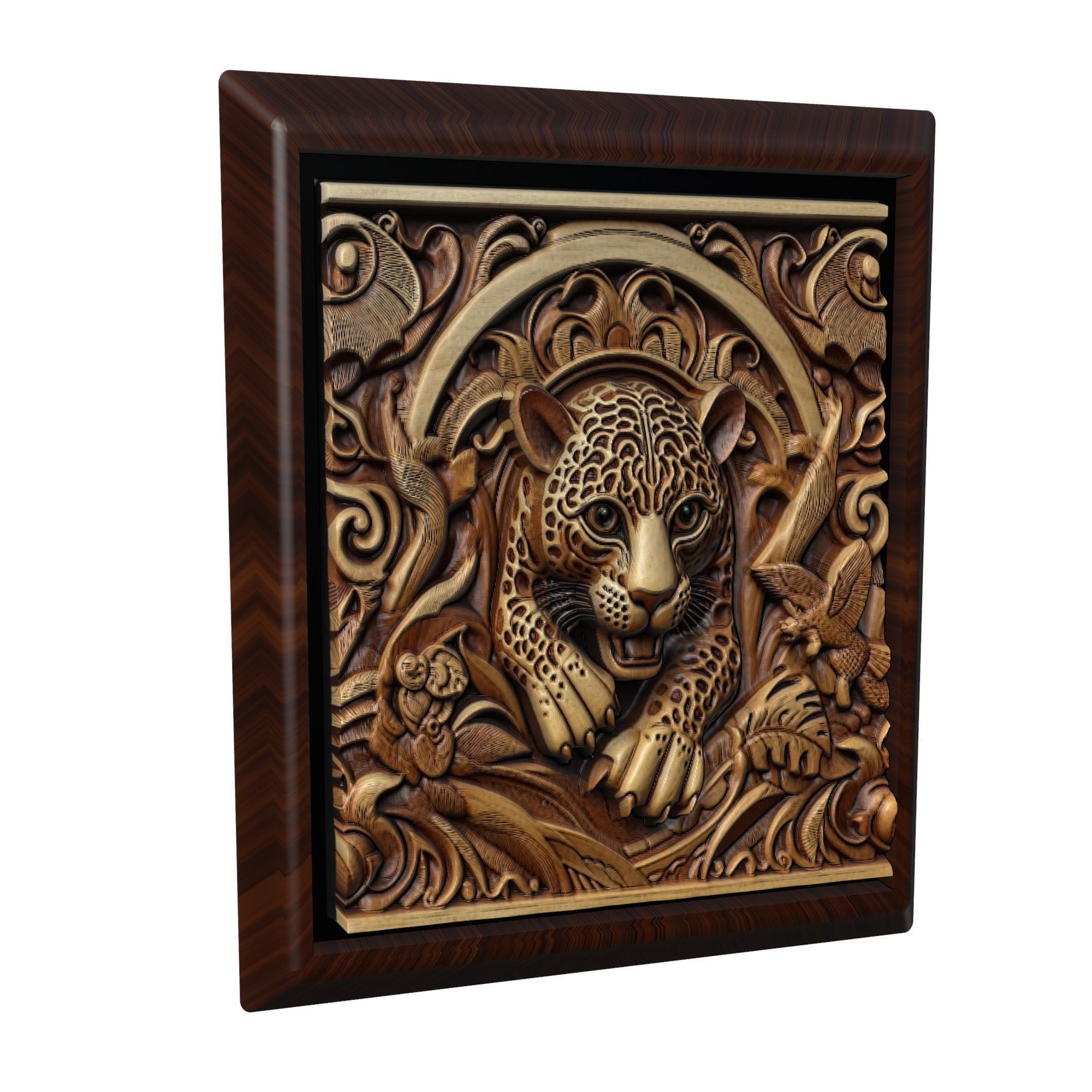 Jaguar Animal 3D print model_1