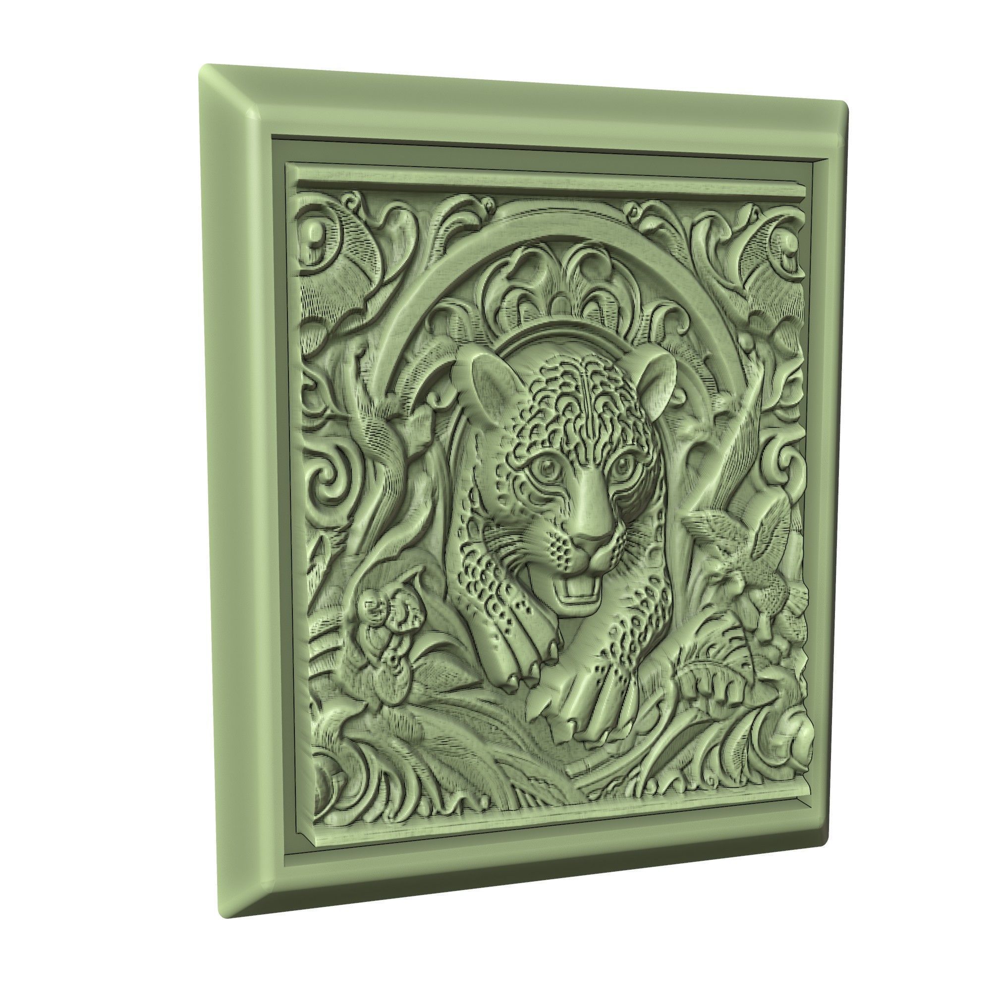 Jaguar Animal 3D print model_3