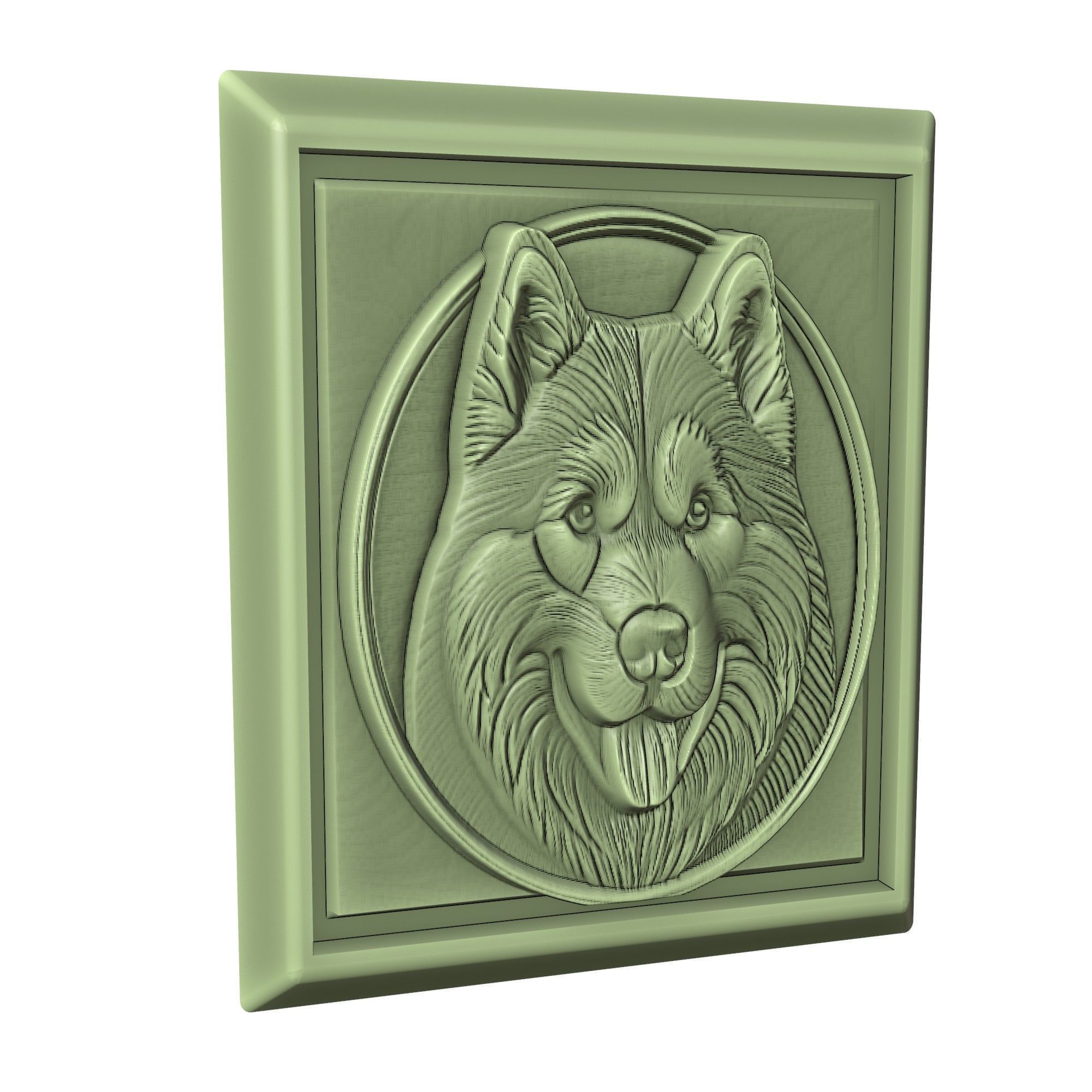 Dog Siberian Husky Animal 3D print model_3